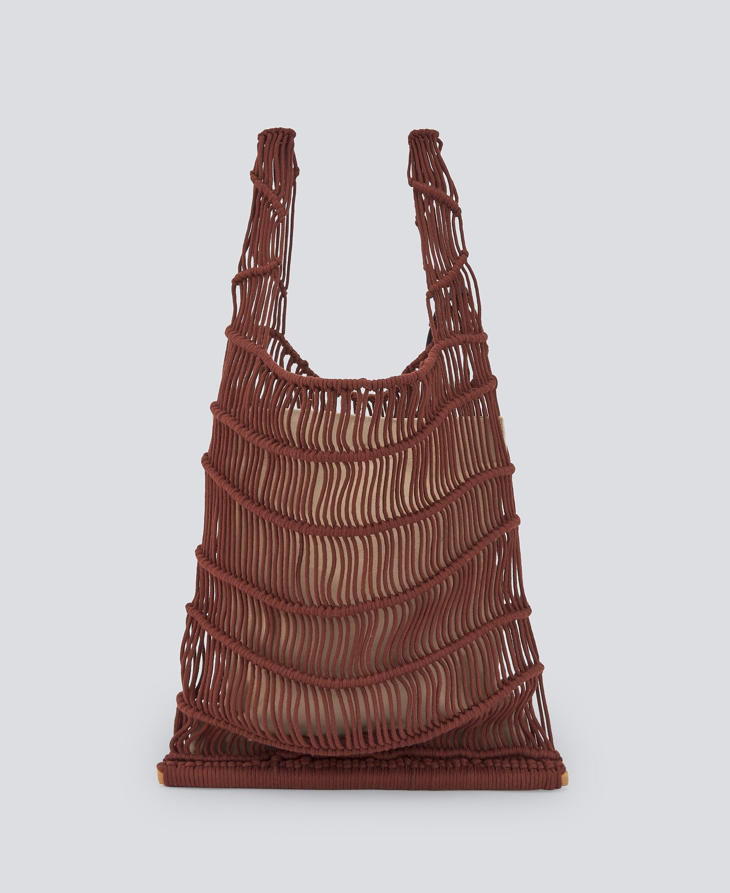 Macramé medium shopper bag woman image number 1