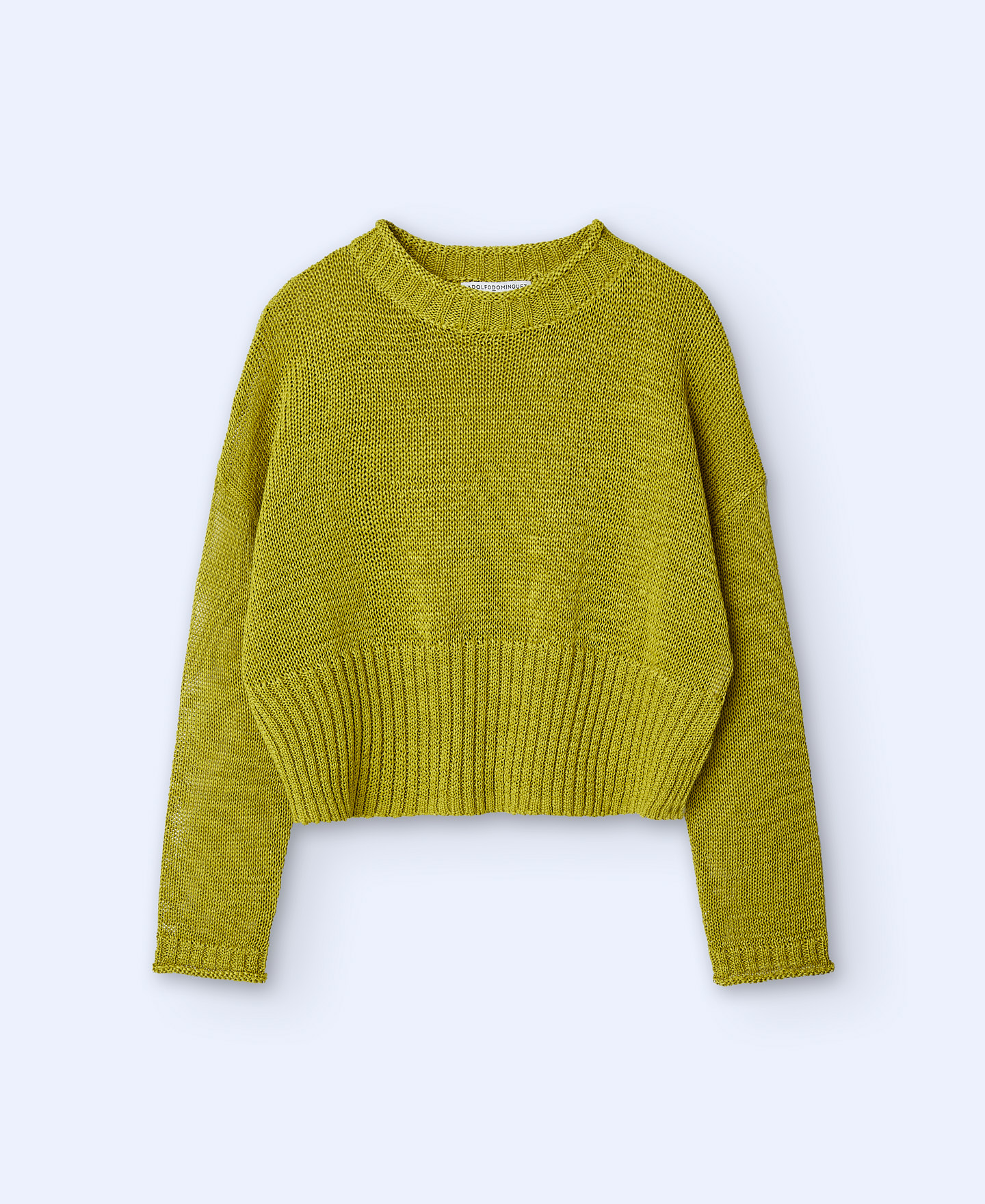Knitted crop sweater image number 4