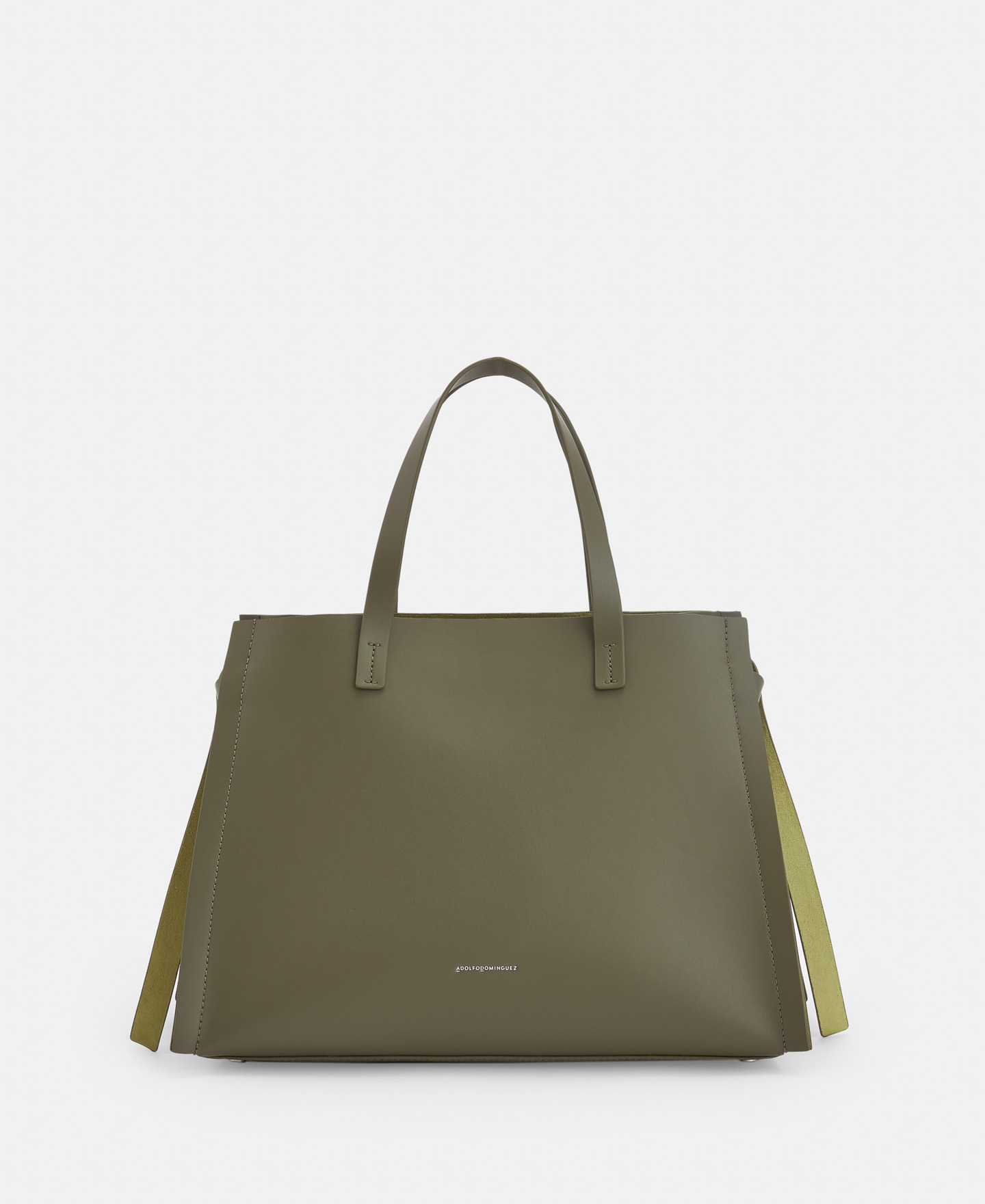 Large responsible leather bag image number 0