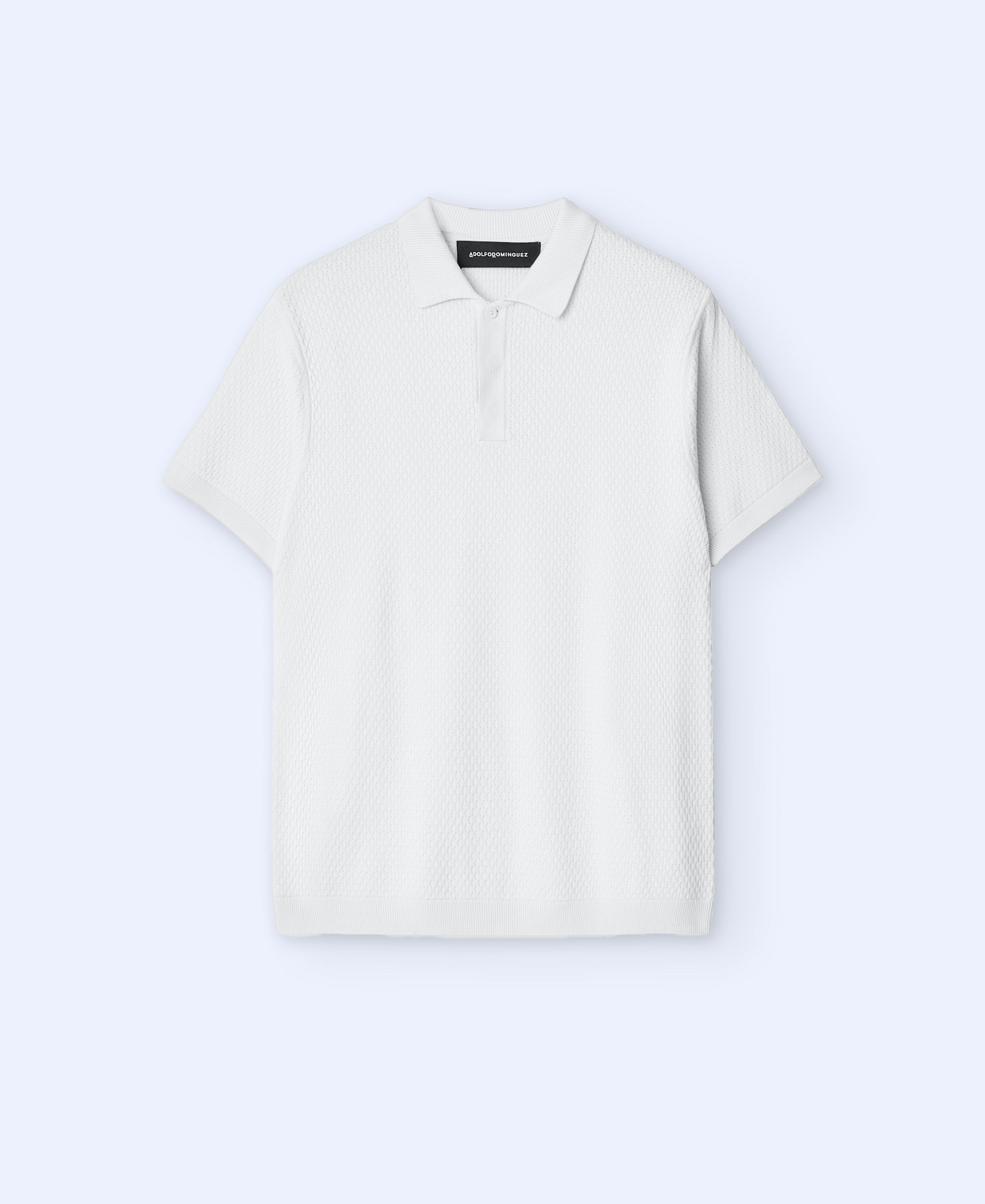Cotton knit polo shirt image number 4