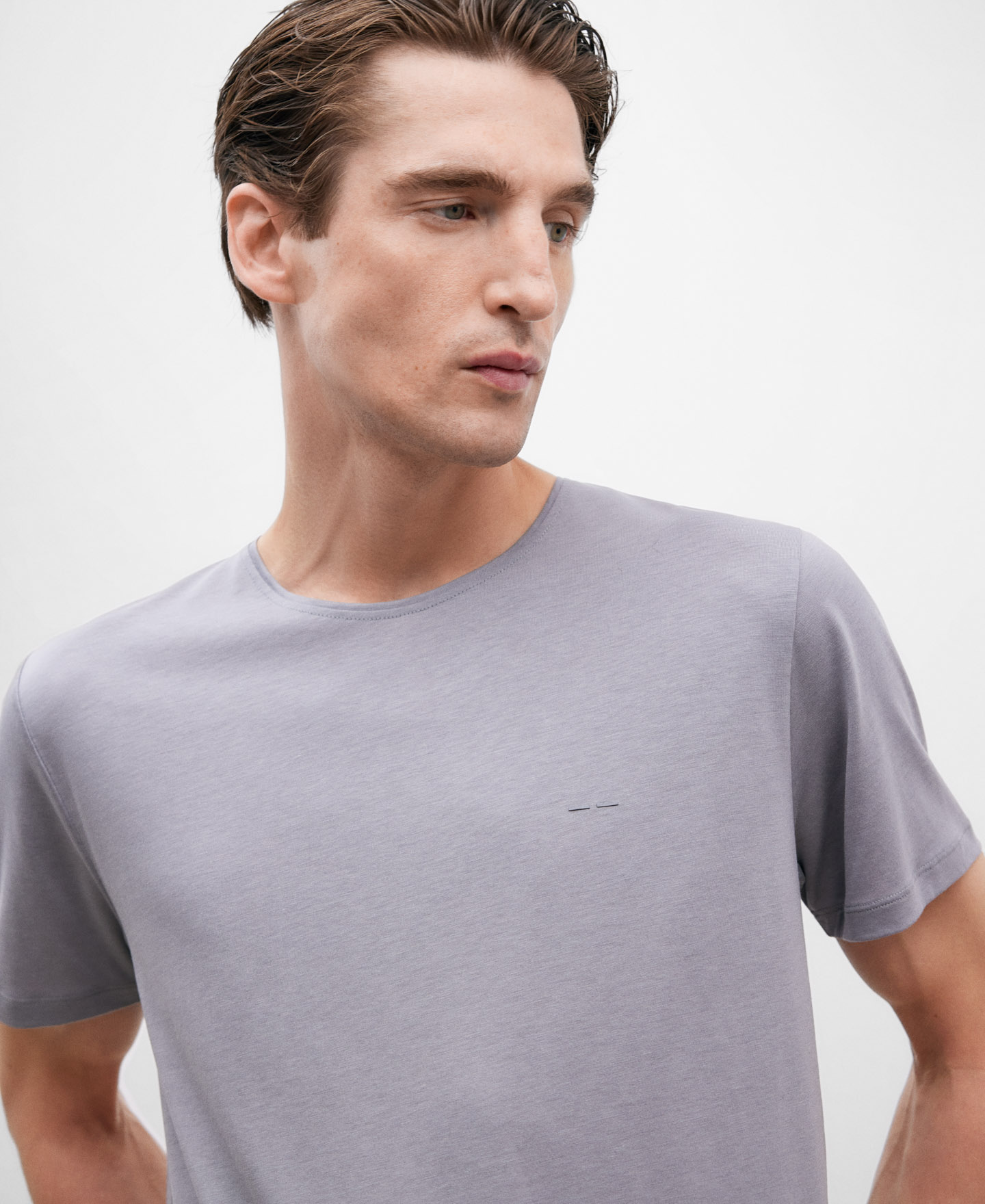 Crew neck T-shirt image number 3