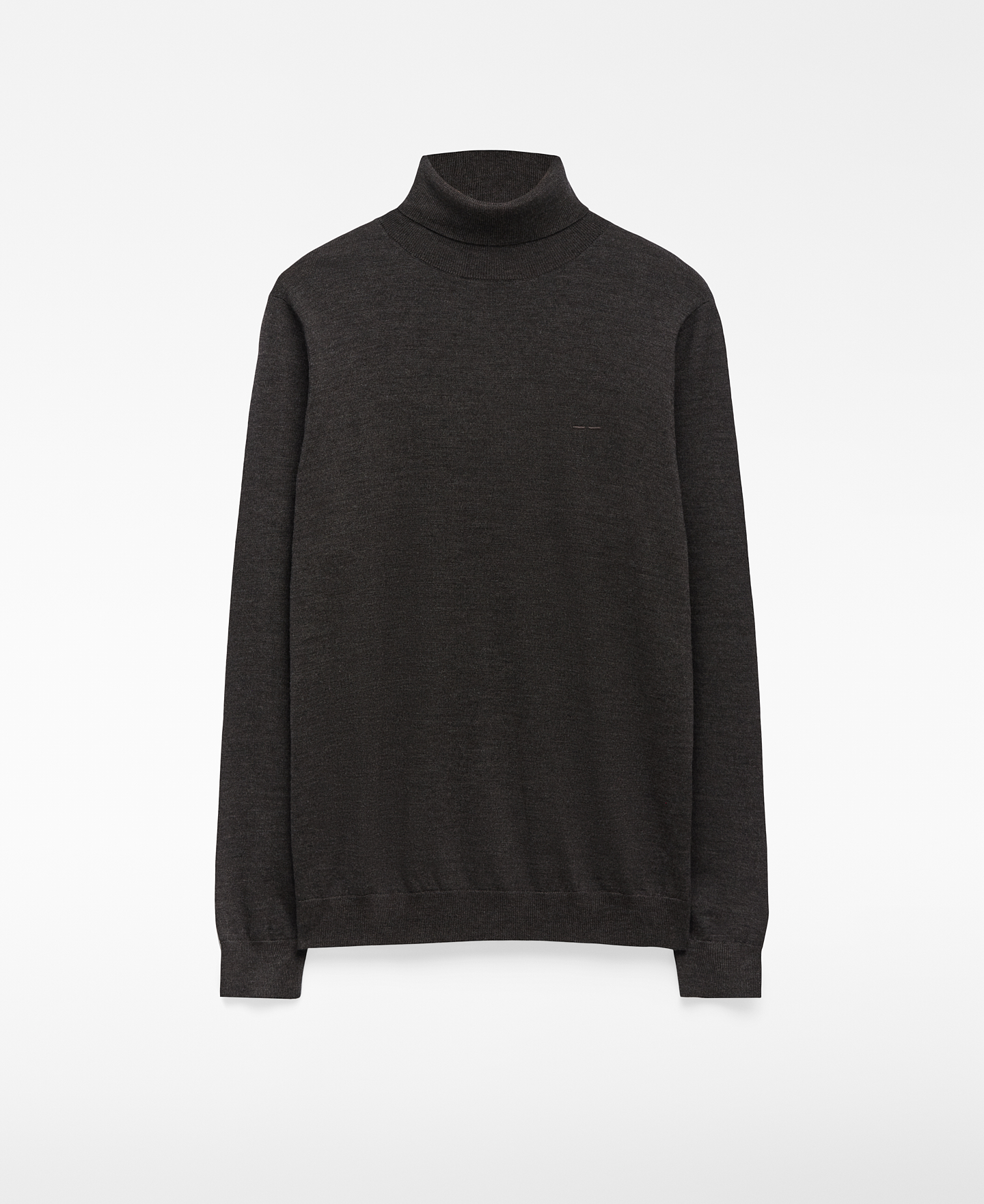 Merino wool turtleneck sweater man image number 4