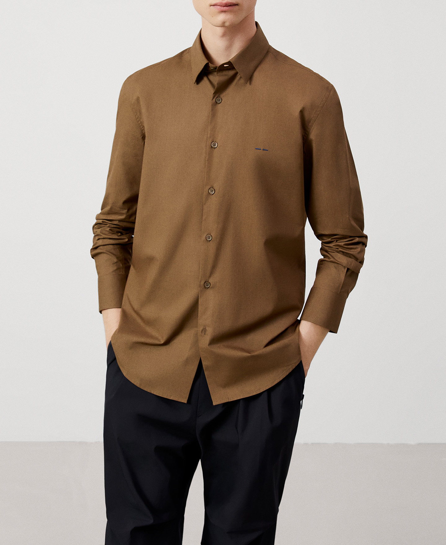 Regular fit cotton shirt image number 0
