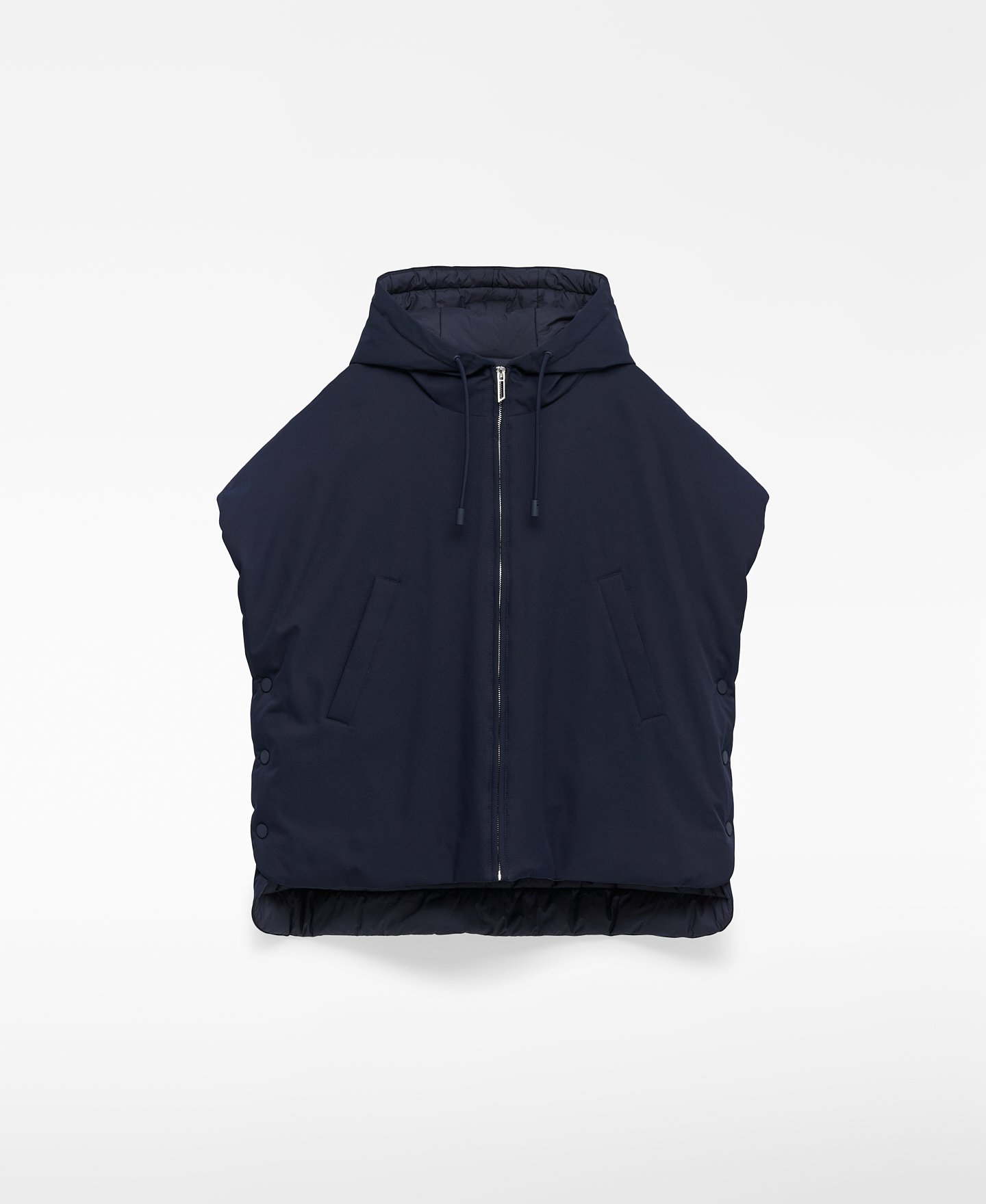 Padded vest with hood woman image number 6