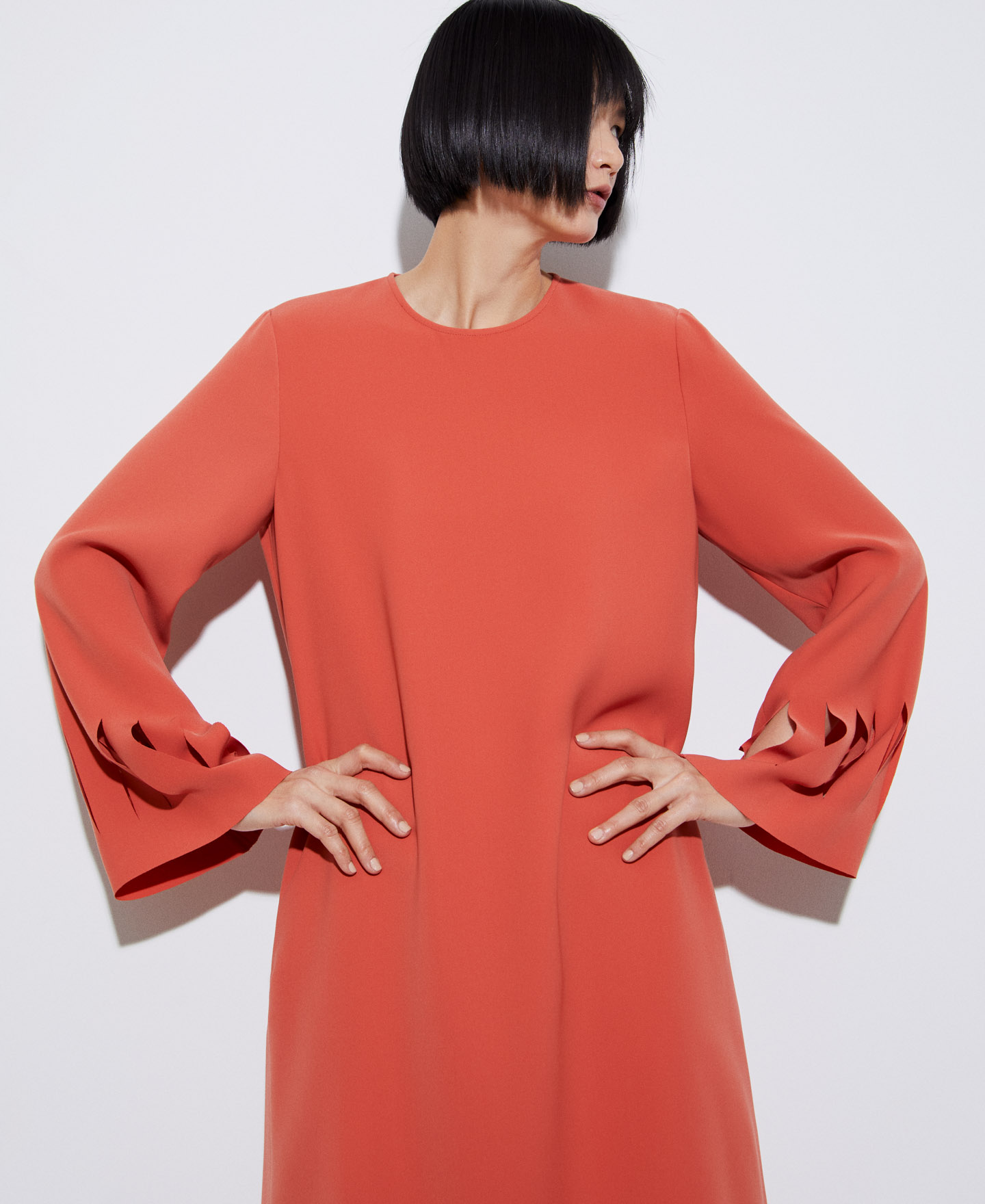 Recycled polyester dress image number 3
