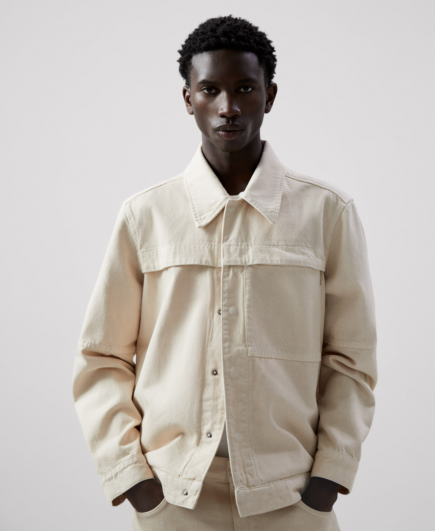 canvas trucker jacket