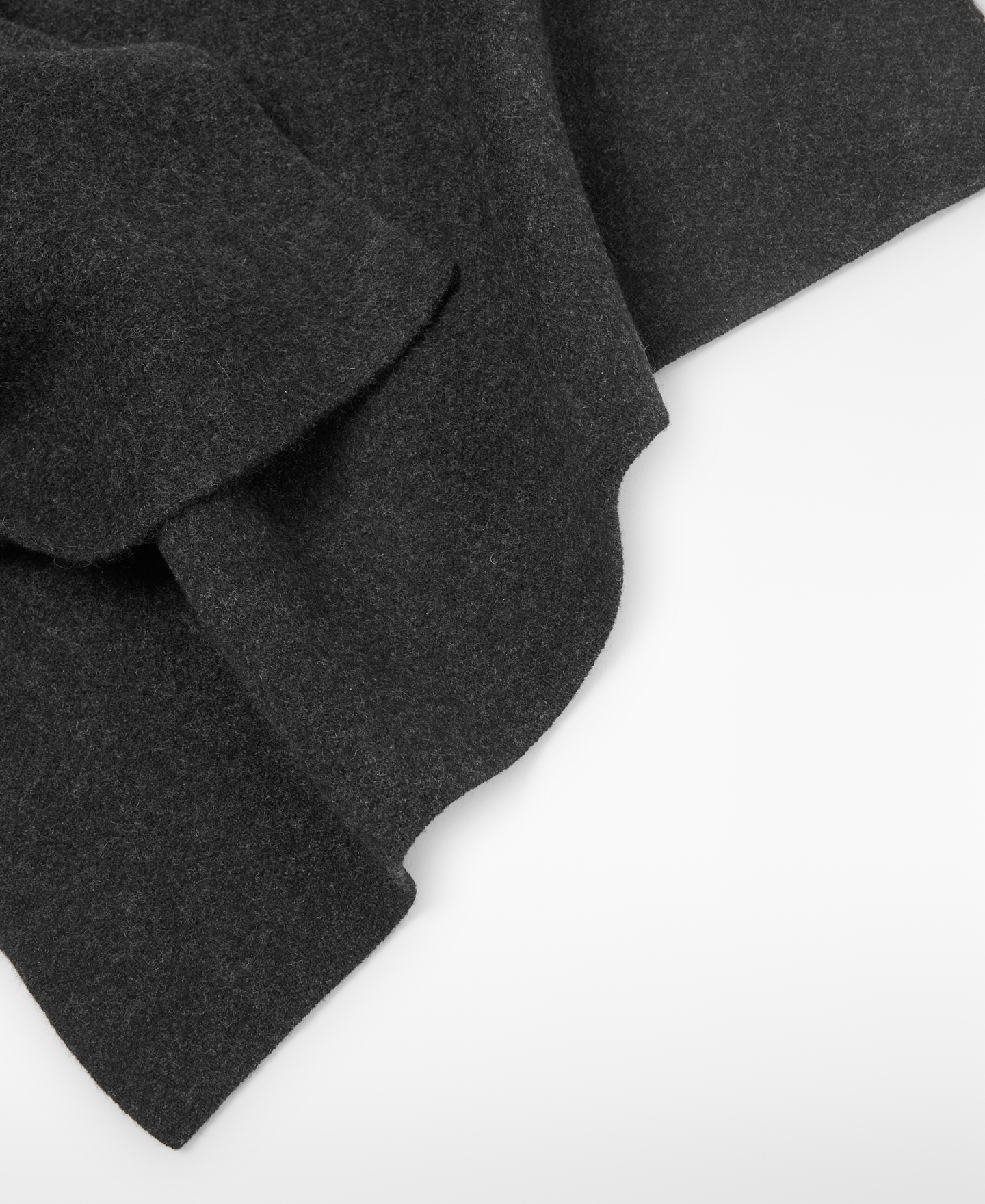 Merino wool asymmetric cape image number 2