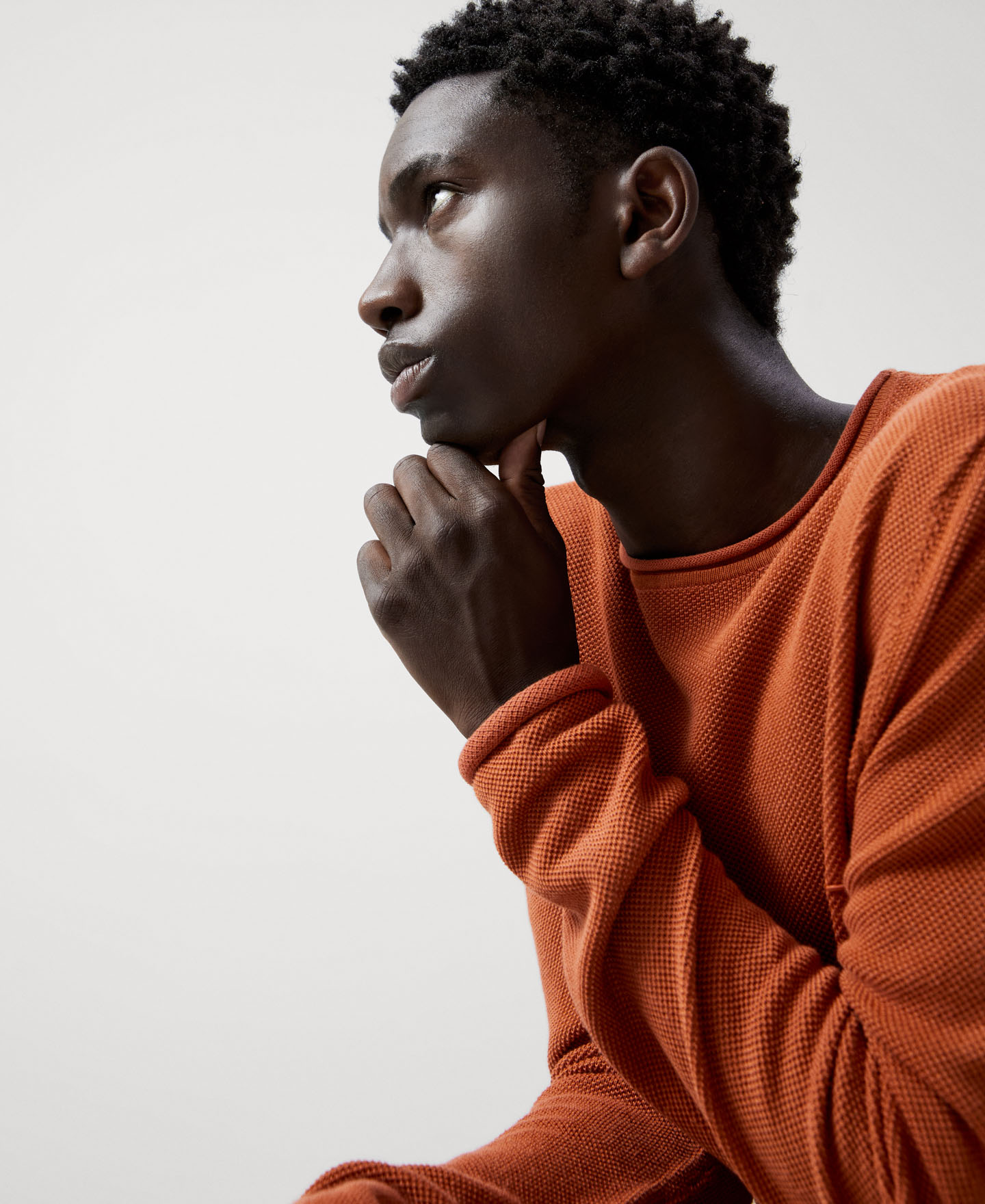 Cotton viscose long sleeve t-shirt image number 3