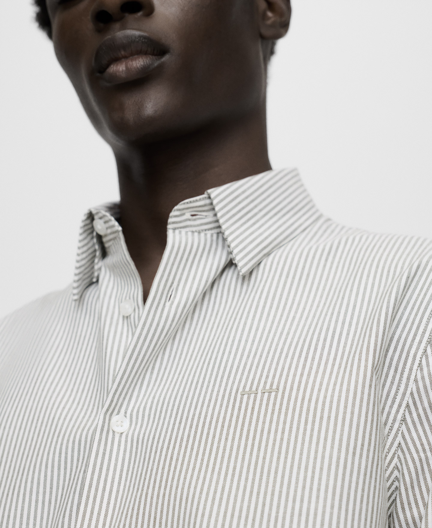 Cotton regular fit striped shirt image number 3