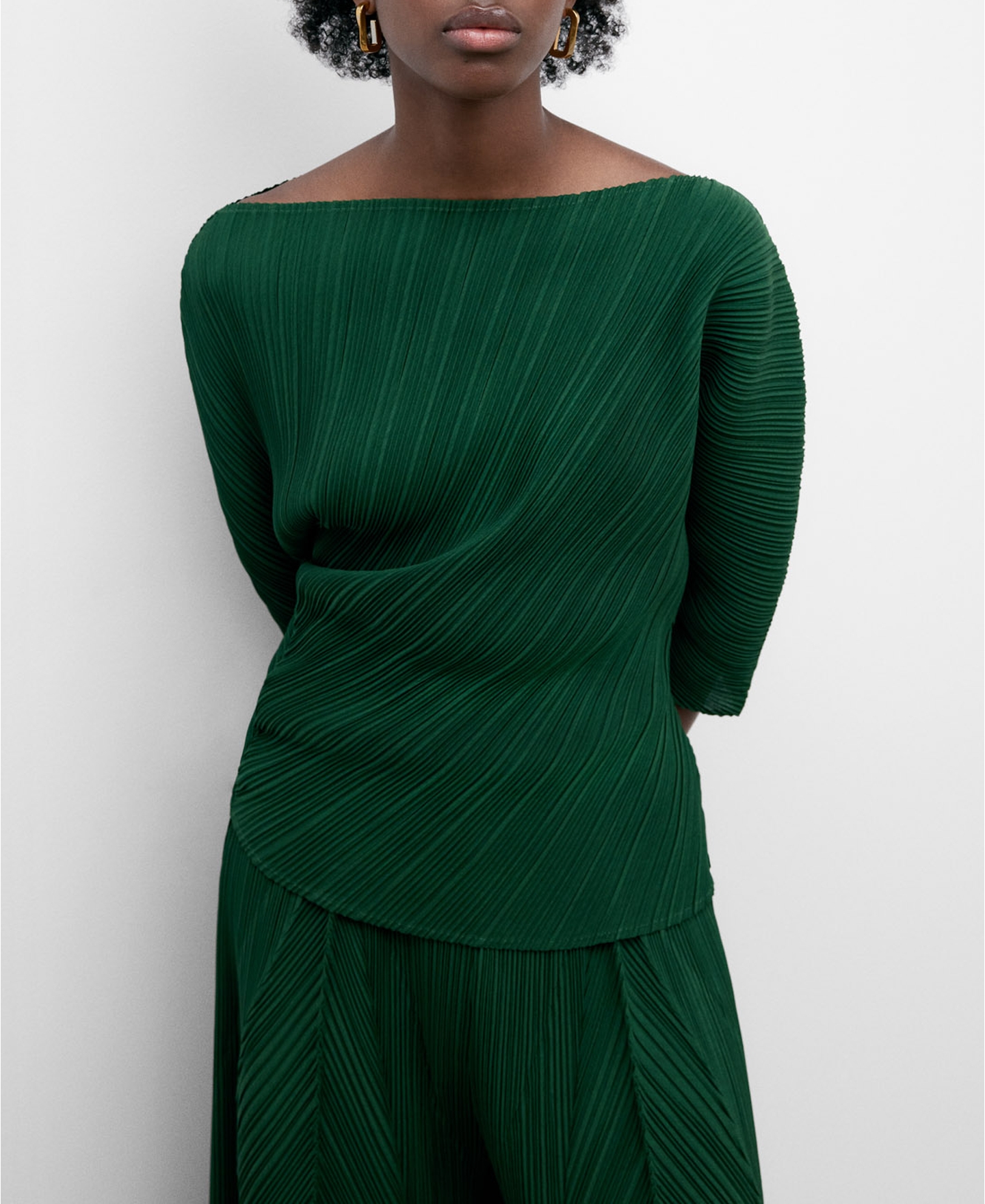 Top asimétrico en crinkle image number 0