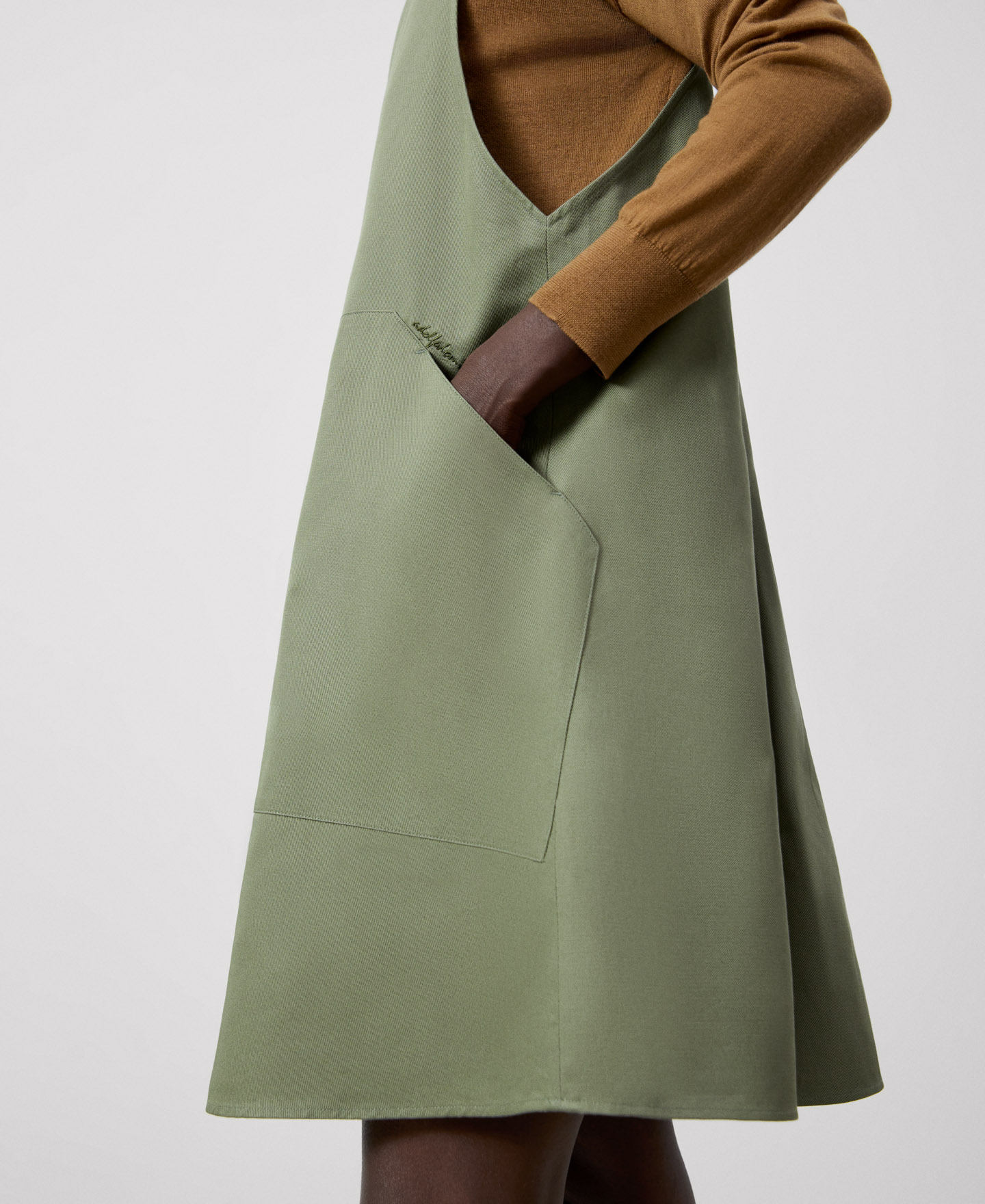 Vestido pichi em algodão image number 3