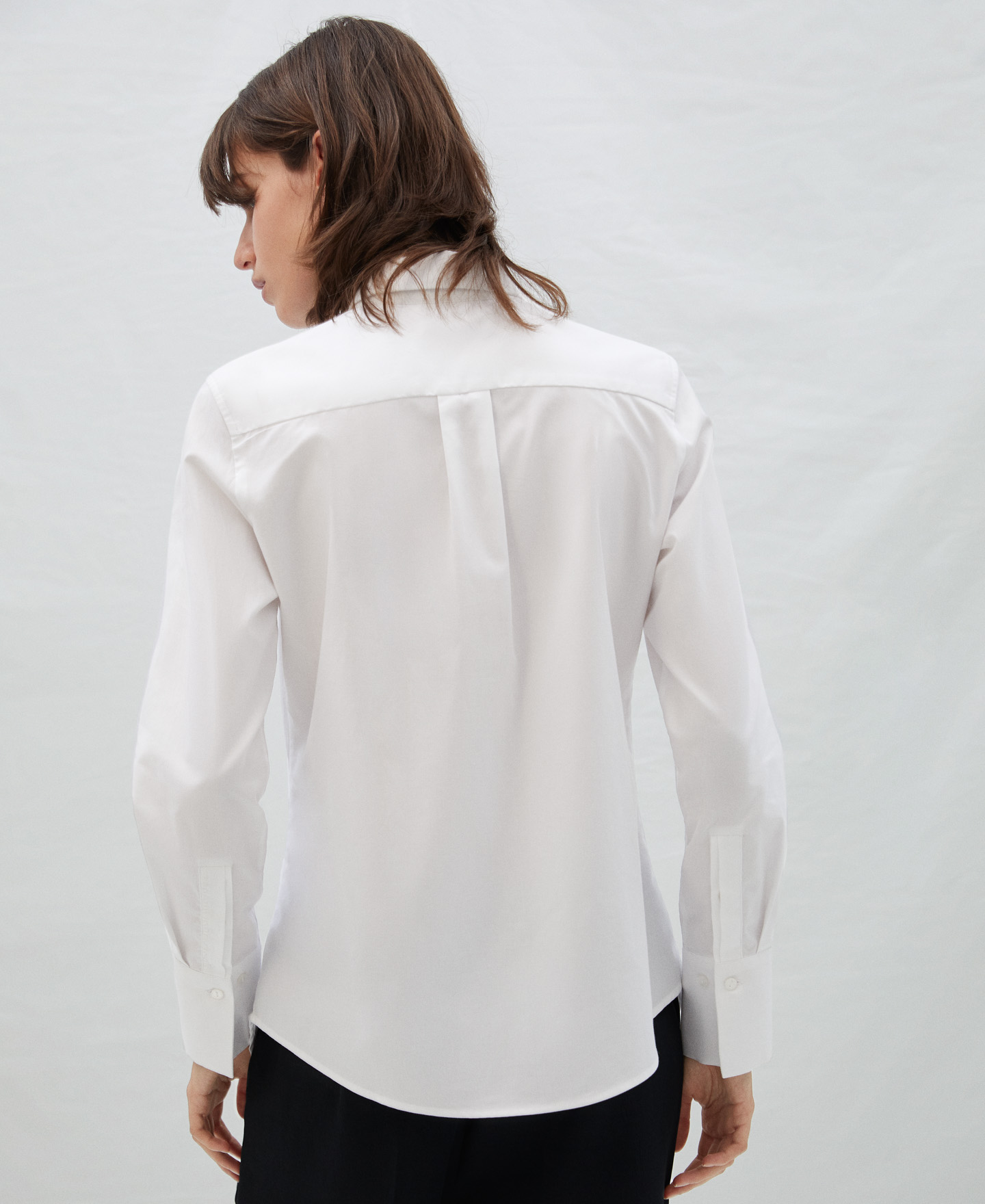 Shirt with cotton placket image number 2