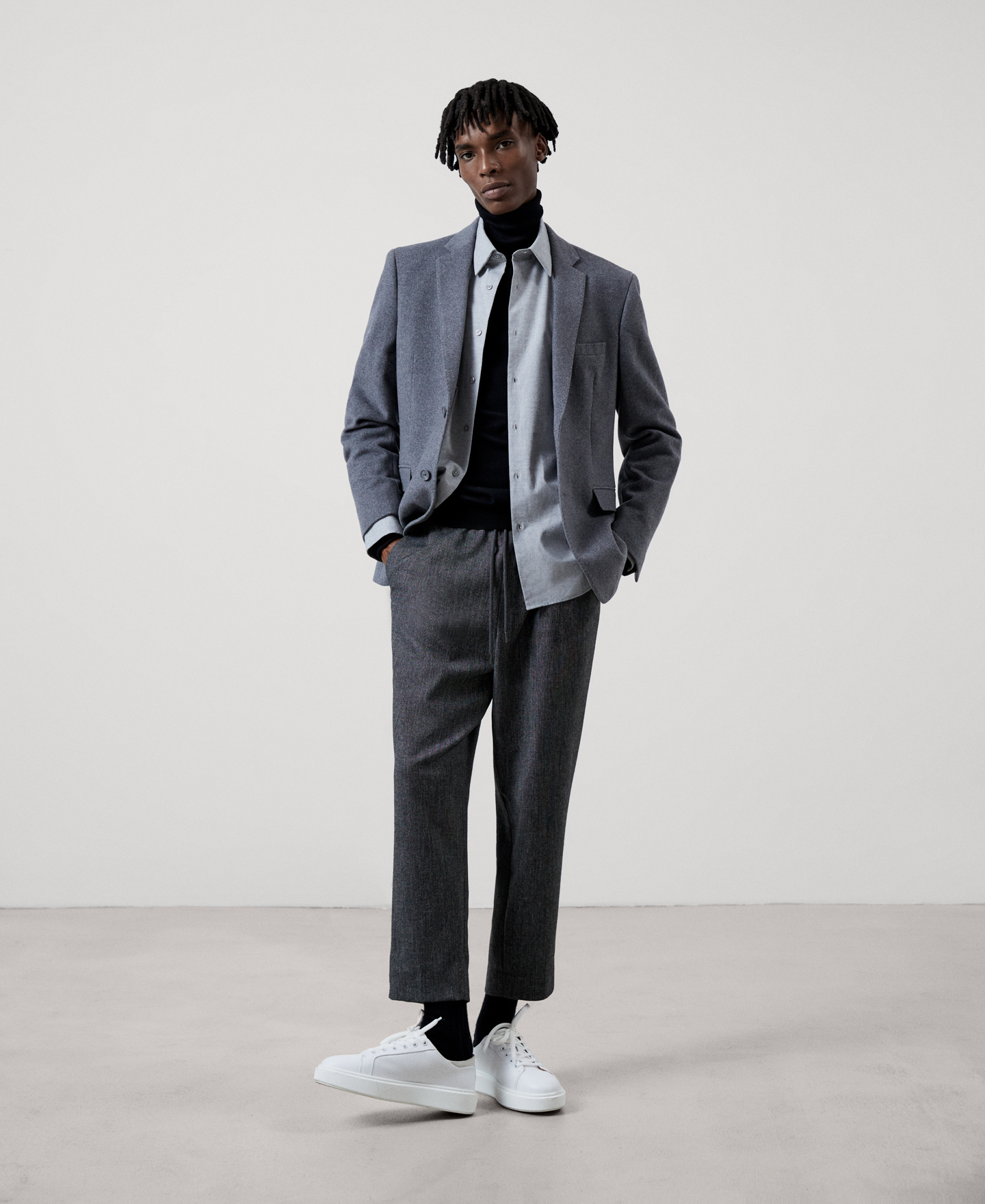Cotton regular fit shirt image number 1
