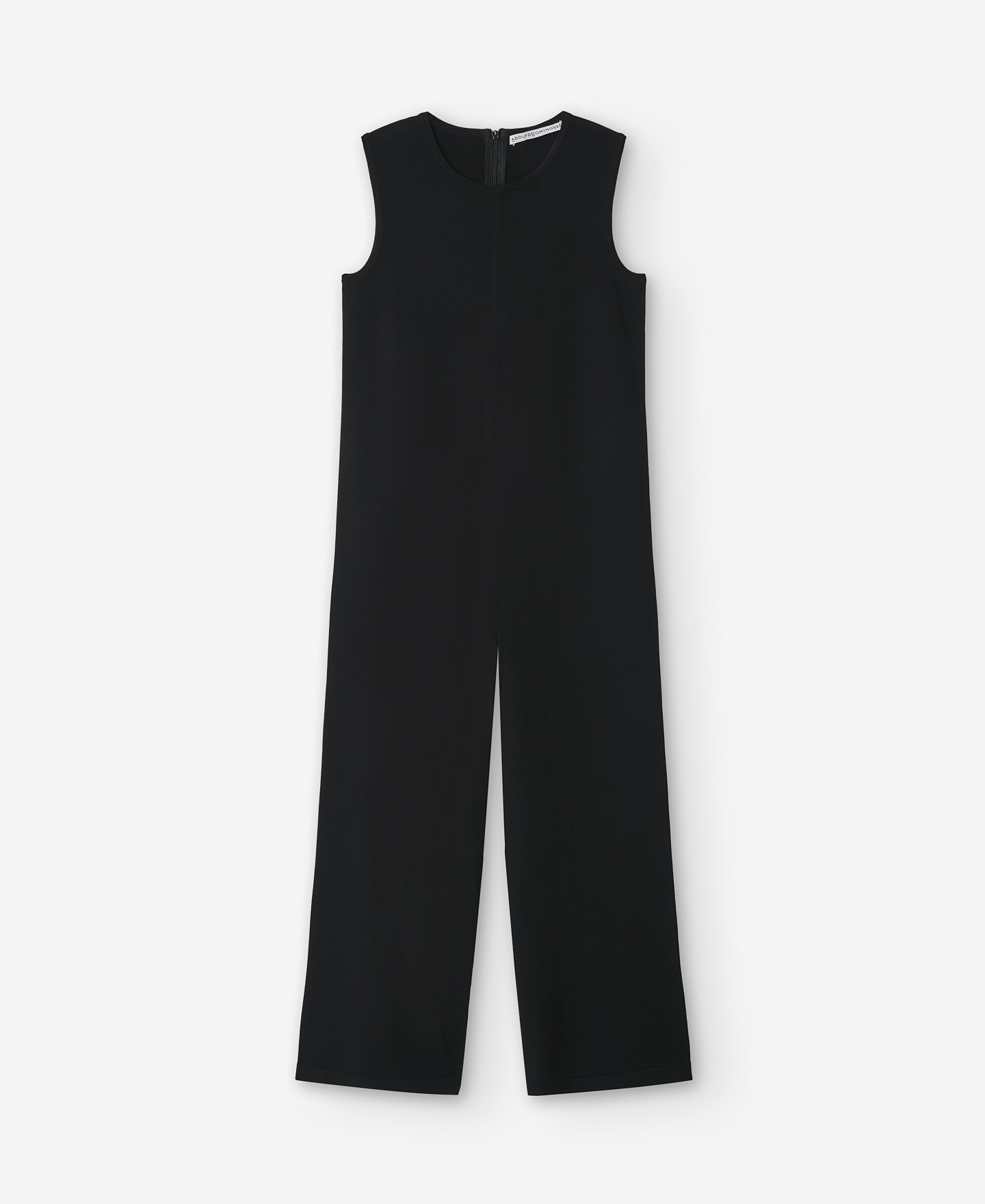 Black cerrojillo knitted jumpsuit woman image number 4