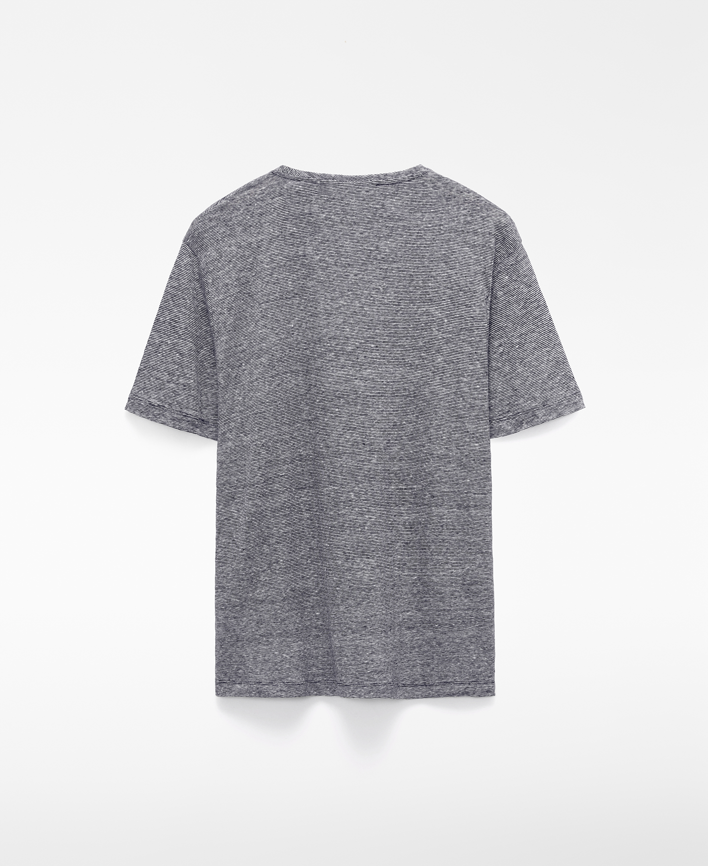 European linen heathered T-shirt image number 5