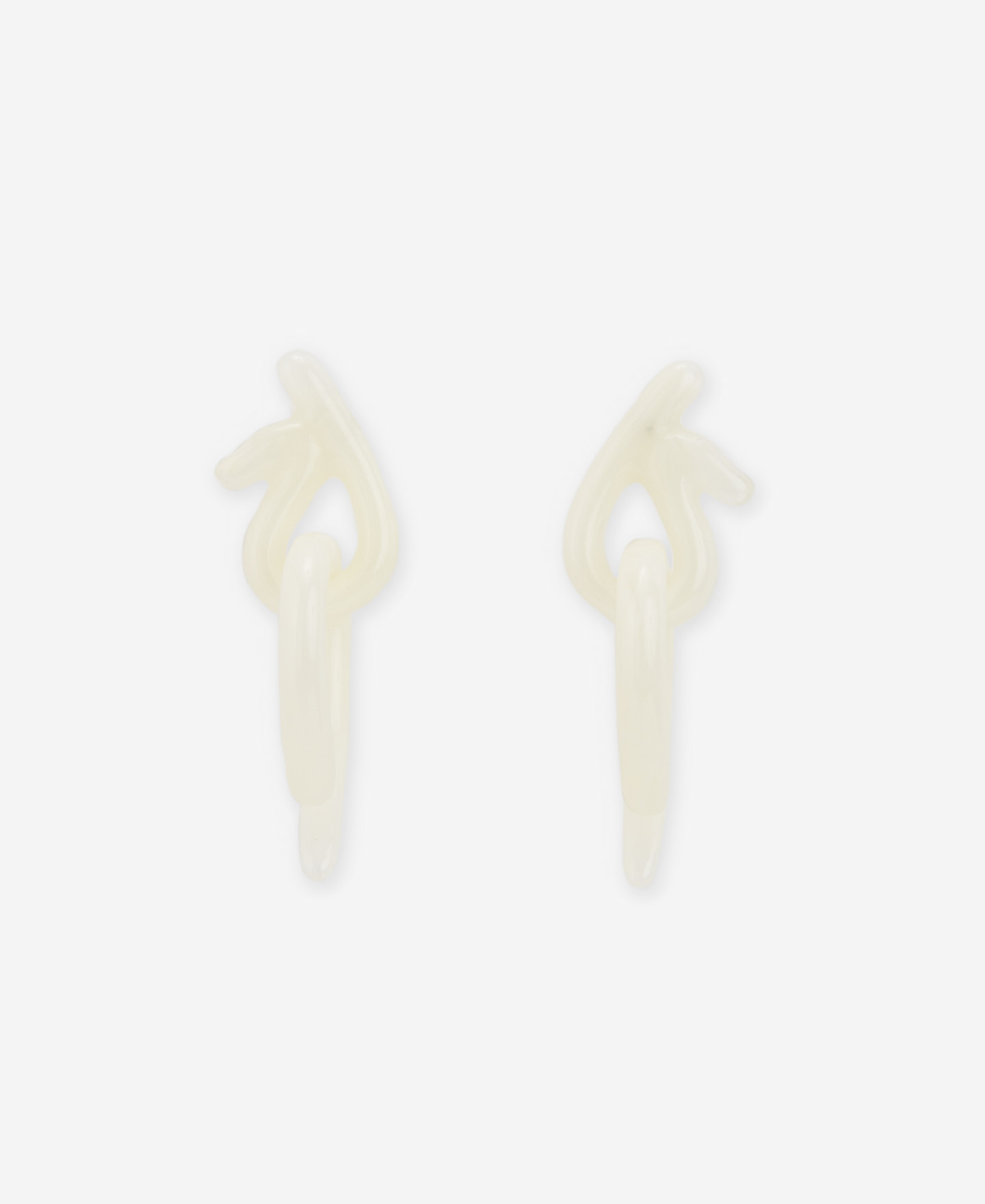 Resin and zinc Soltar earring image number 0