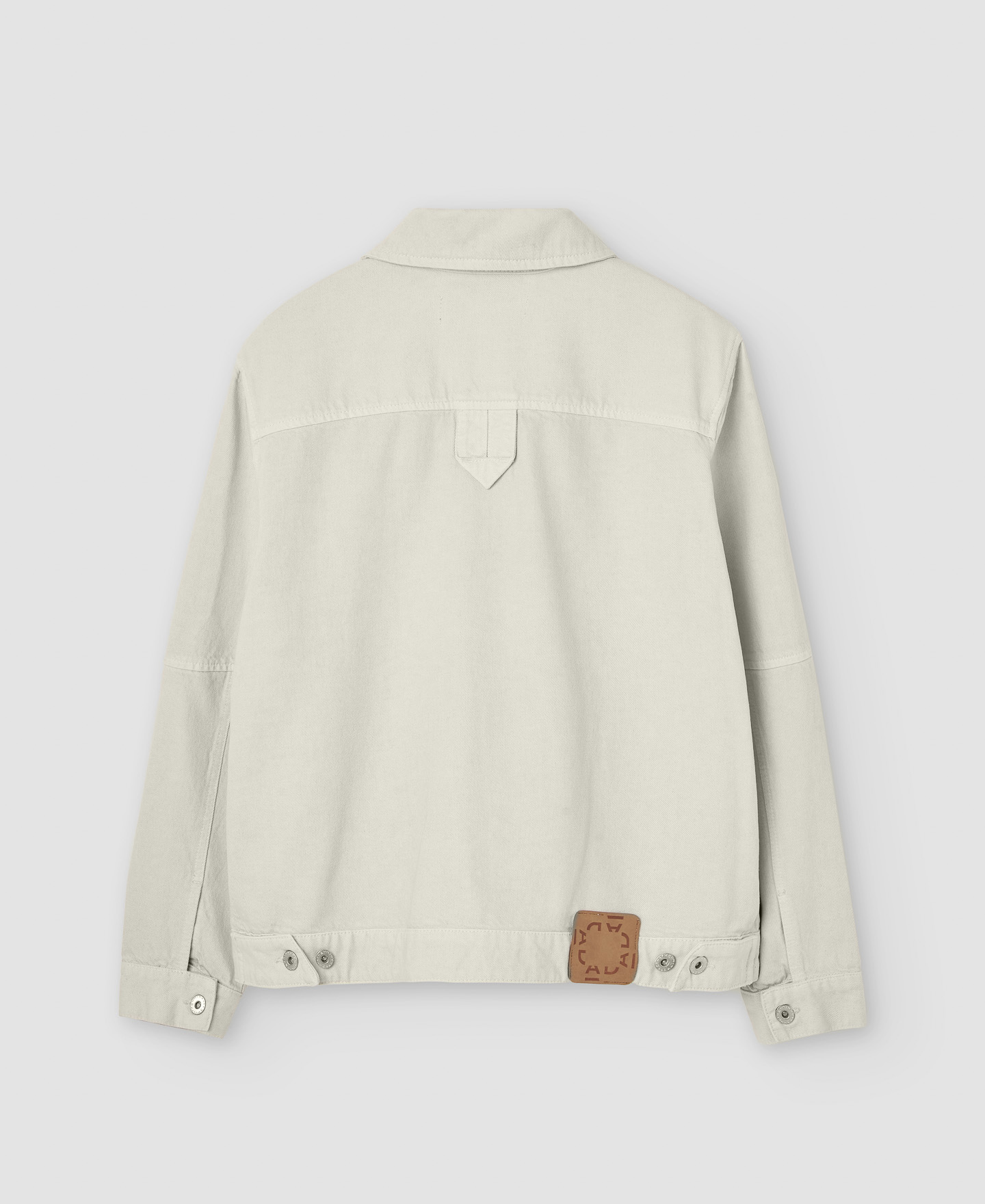 Cotton canvas trucker jacket image number 7