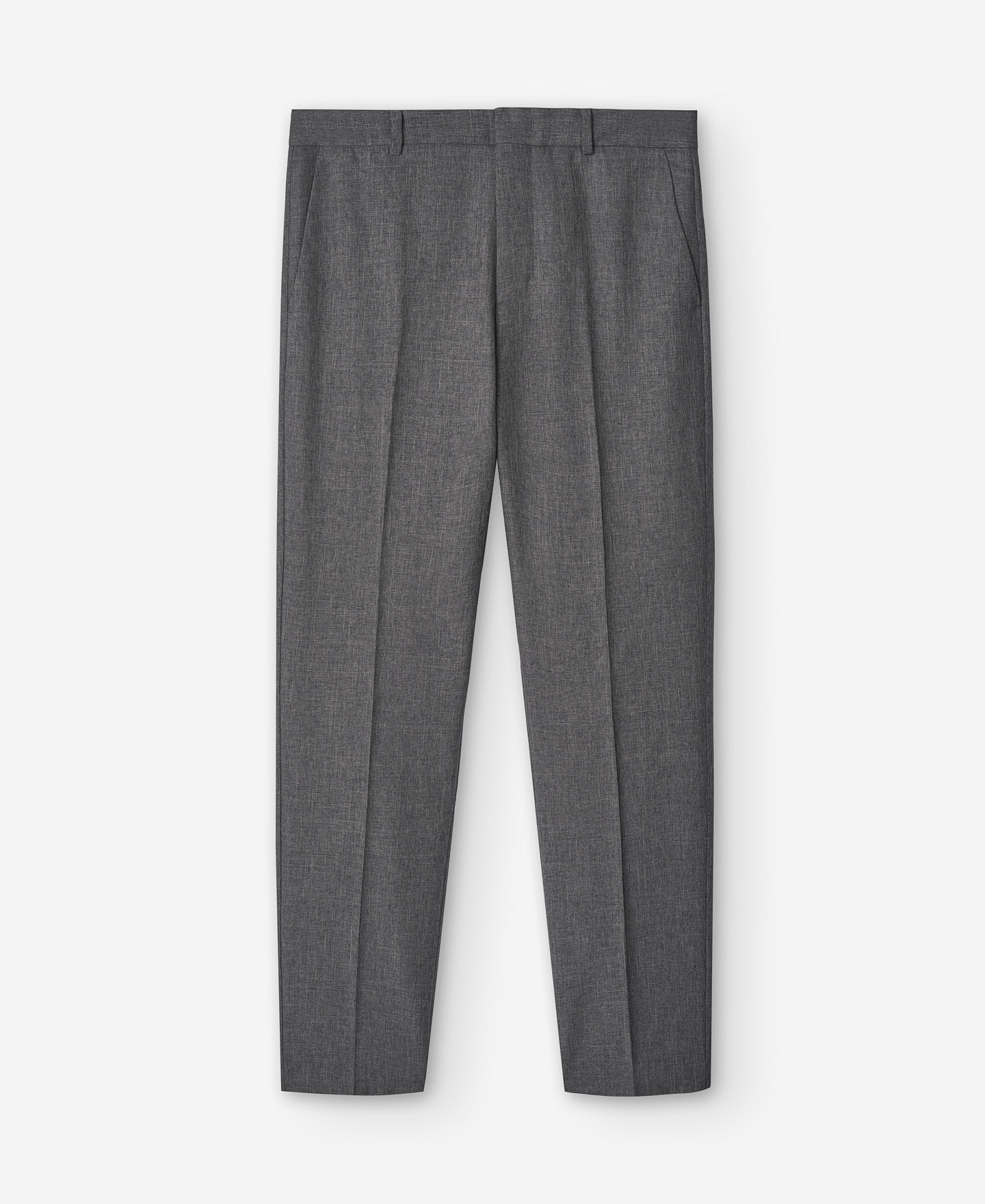 Regular-fit grey tailored men's trousers image number 4