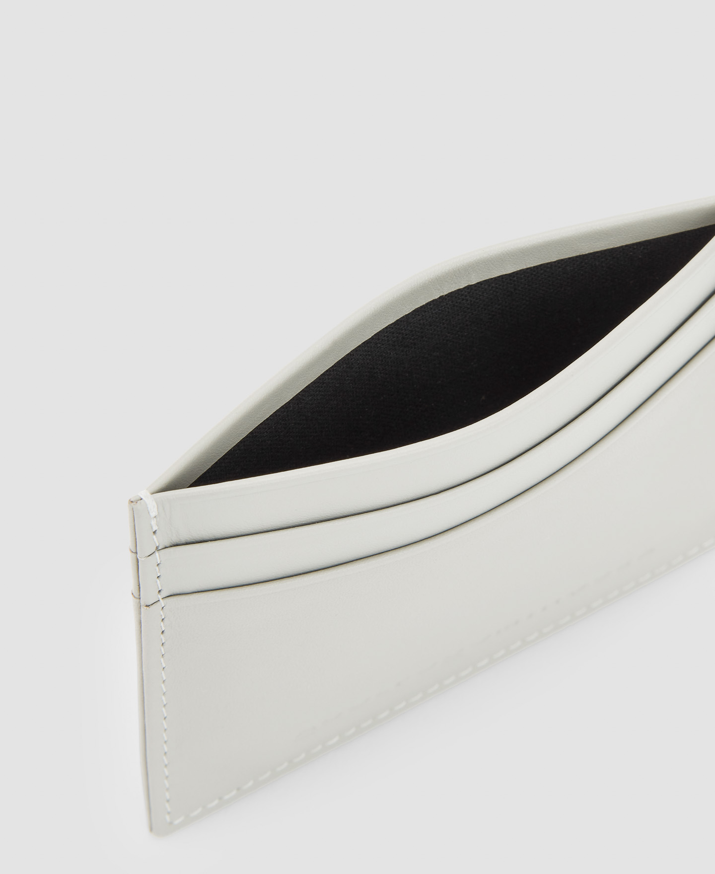 Cowhide leather minimalist card holder image number 1