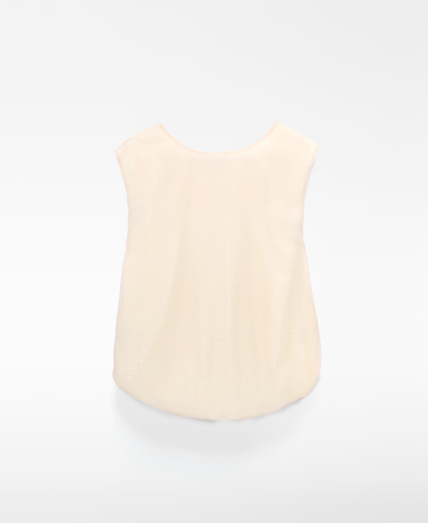 Double-fabric pleated top image number 5