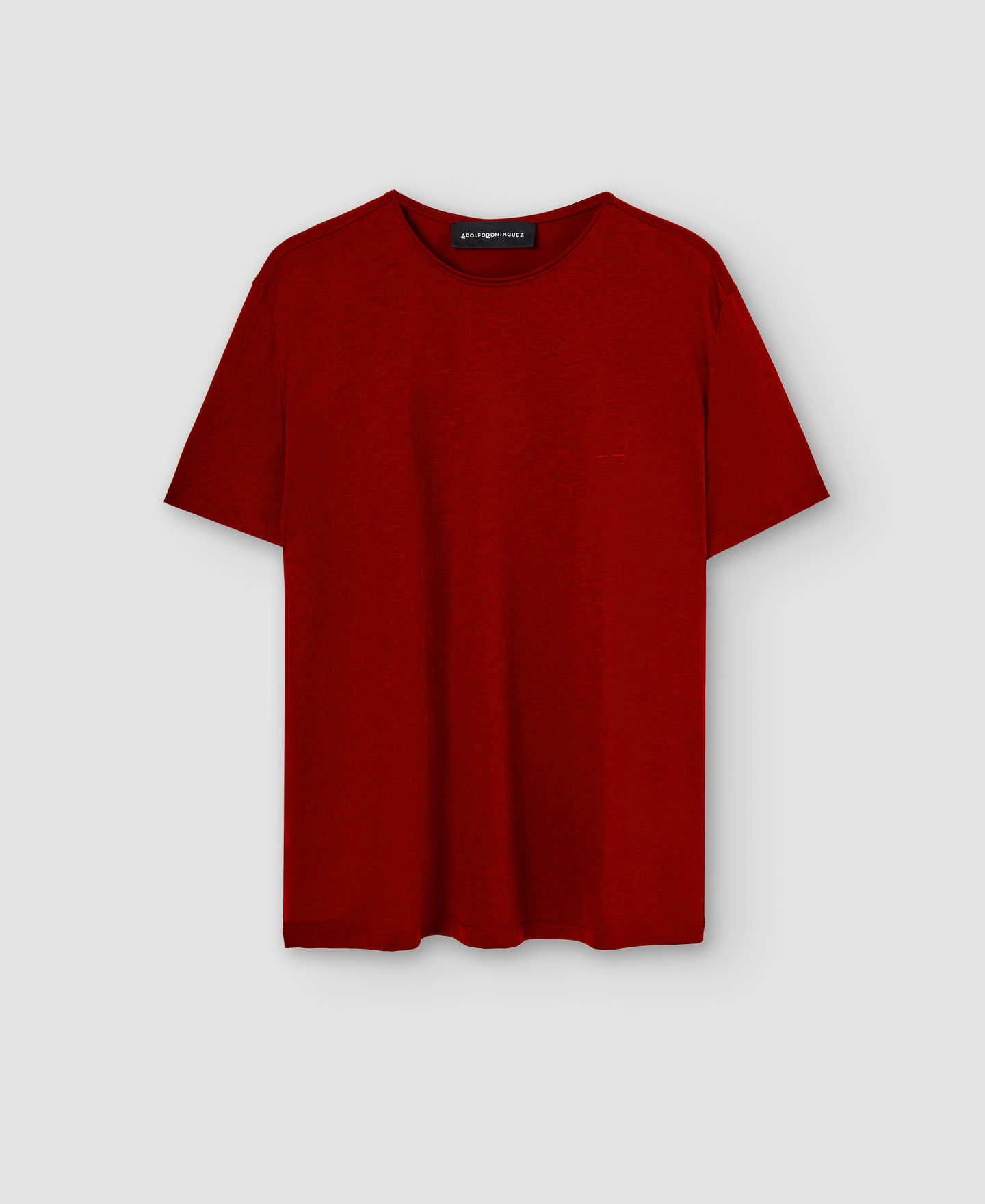 Camiseta cuello caja en lyocell image number 4