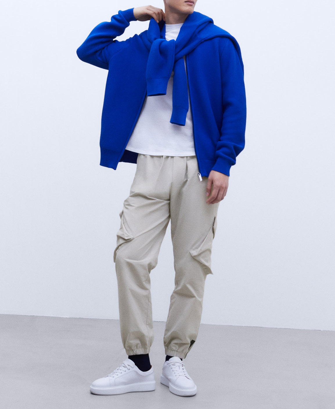 Veste bombers en maille image number 1
