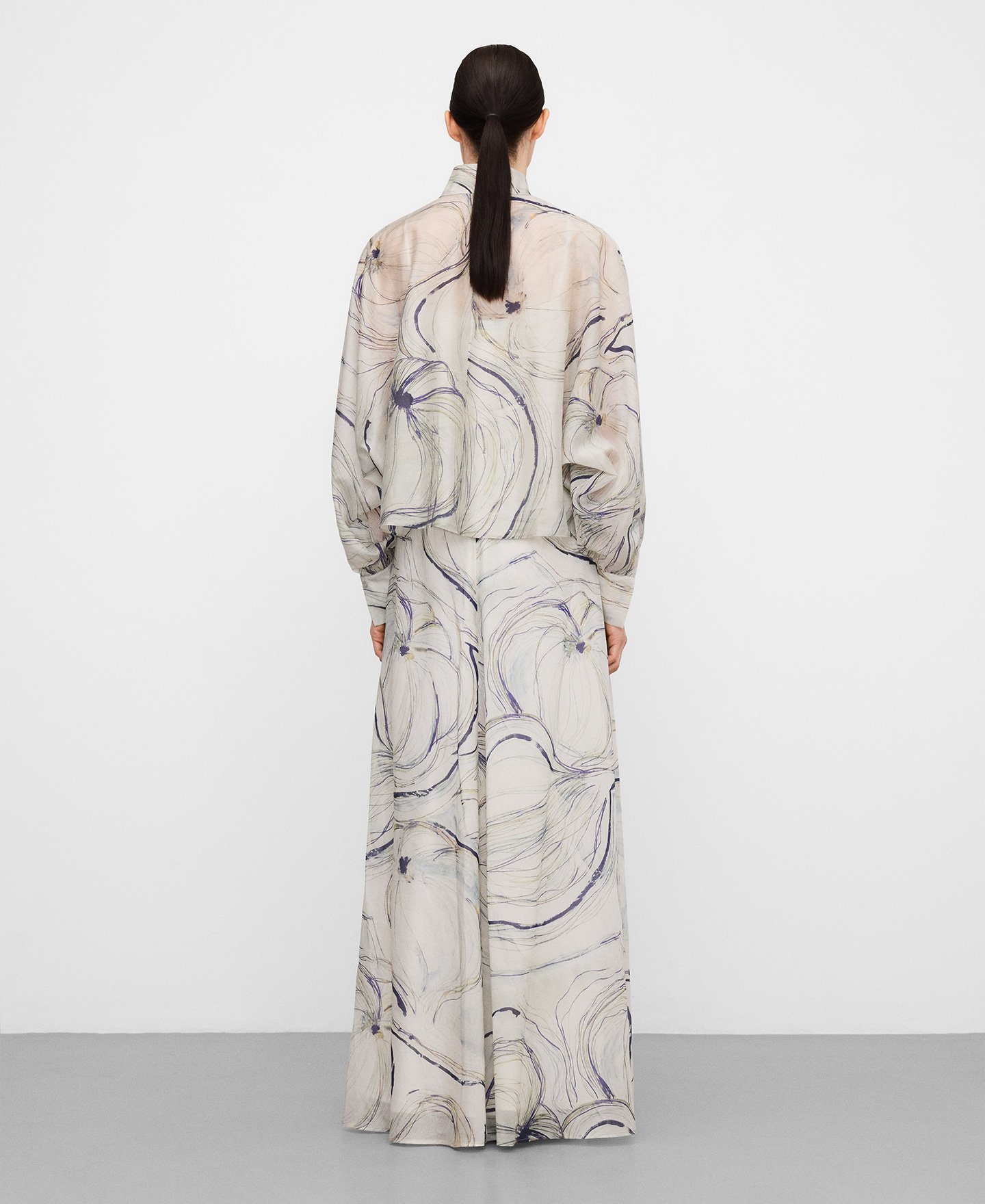 Maxi printed skirt image number 2