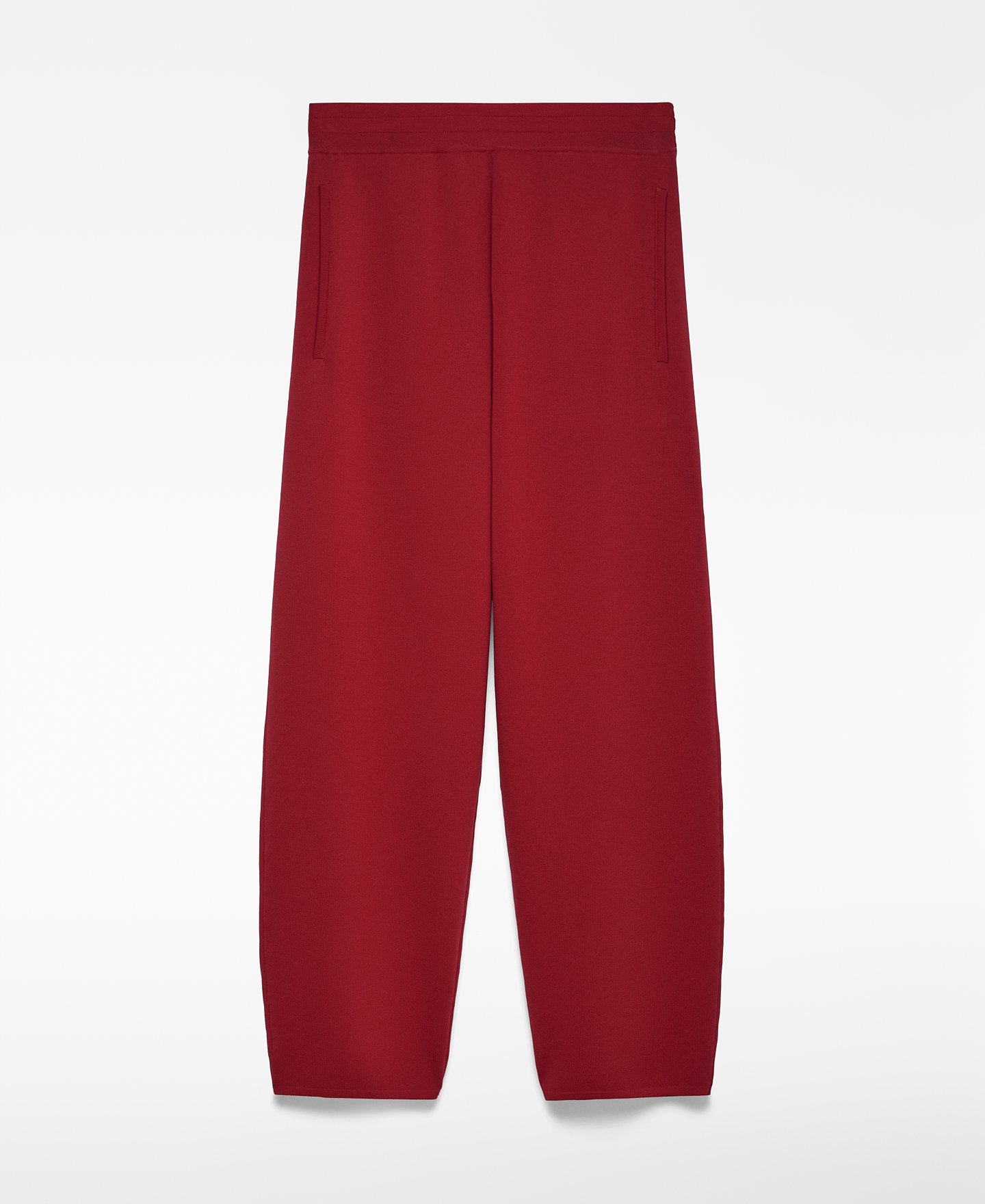 Pantalón barrel fit punto mujer image number 4
