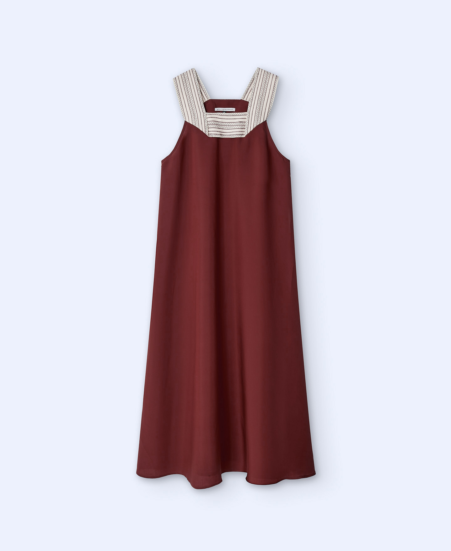 Vestido largo con tirantes a detalle image number 4