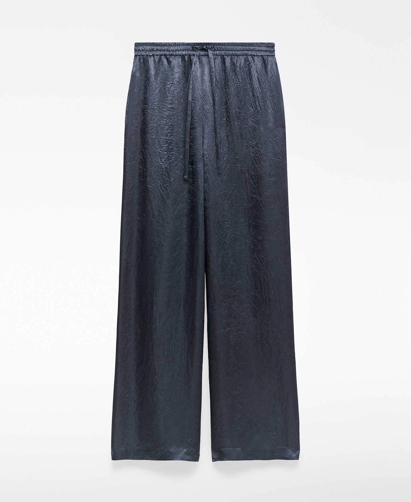 Satin pyjama trousers woman image number 5