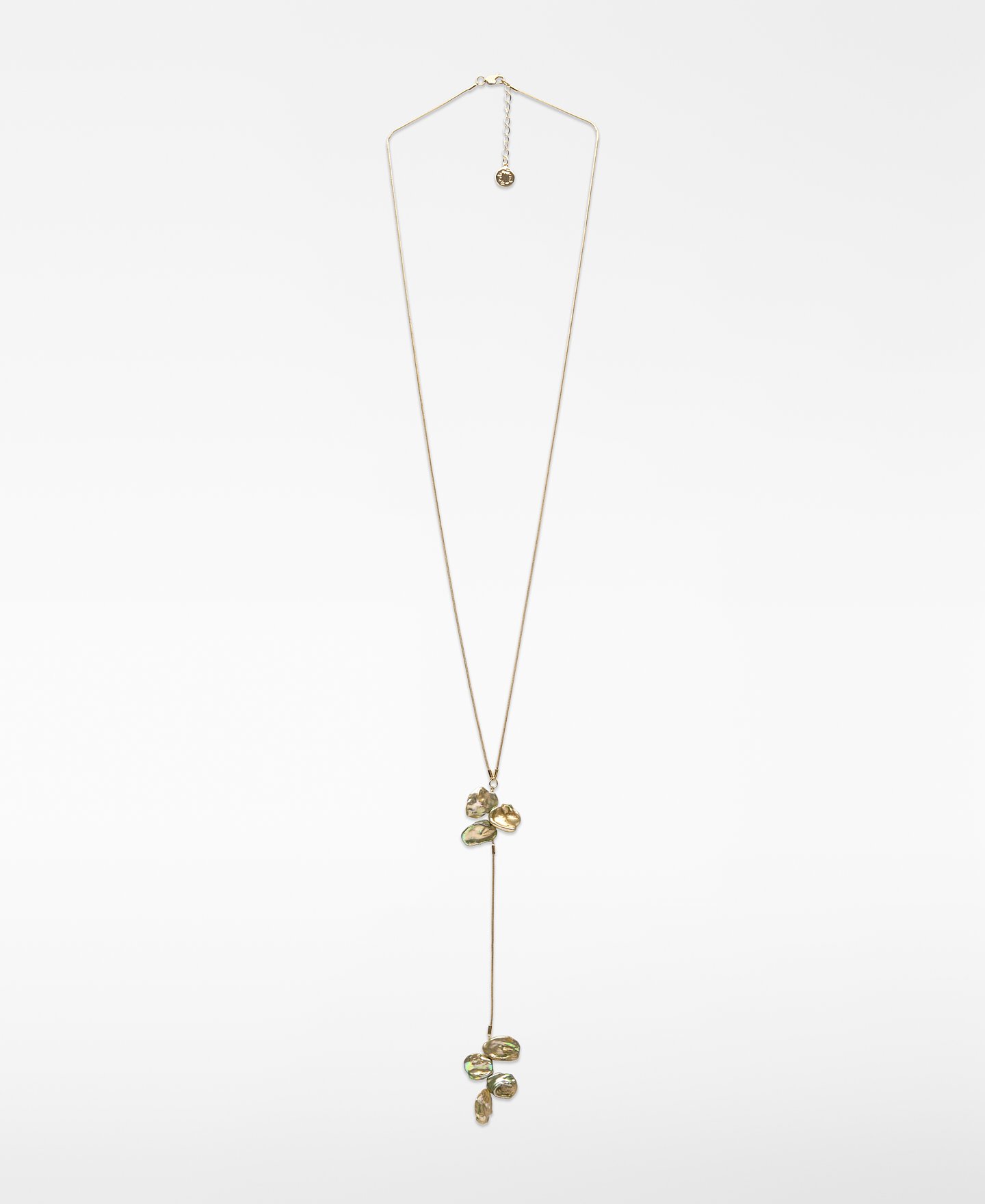 Collar perlas irregulares mujer image number 0