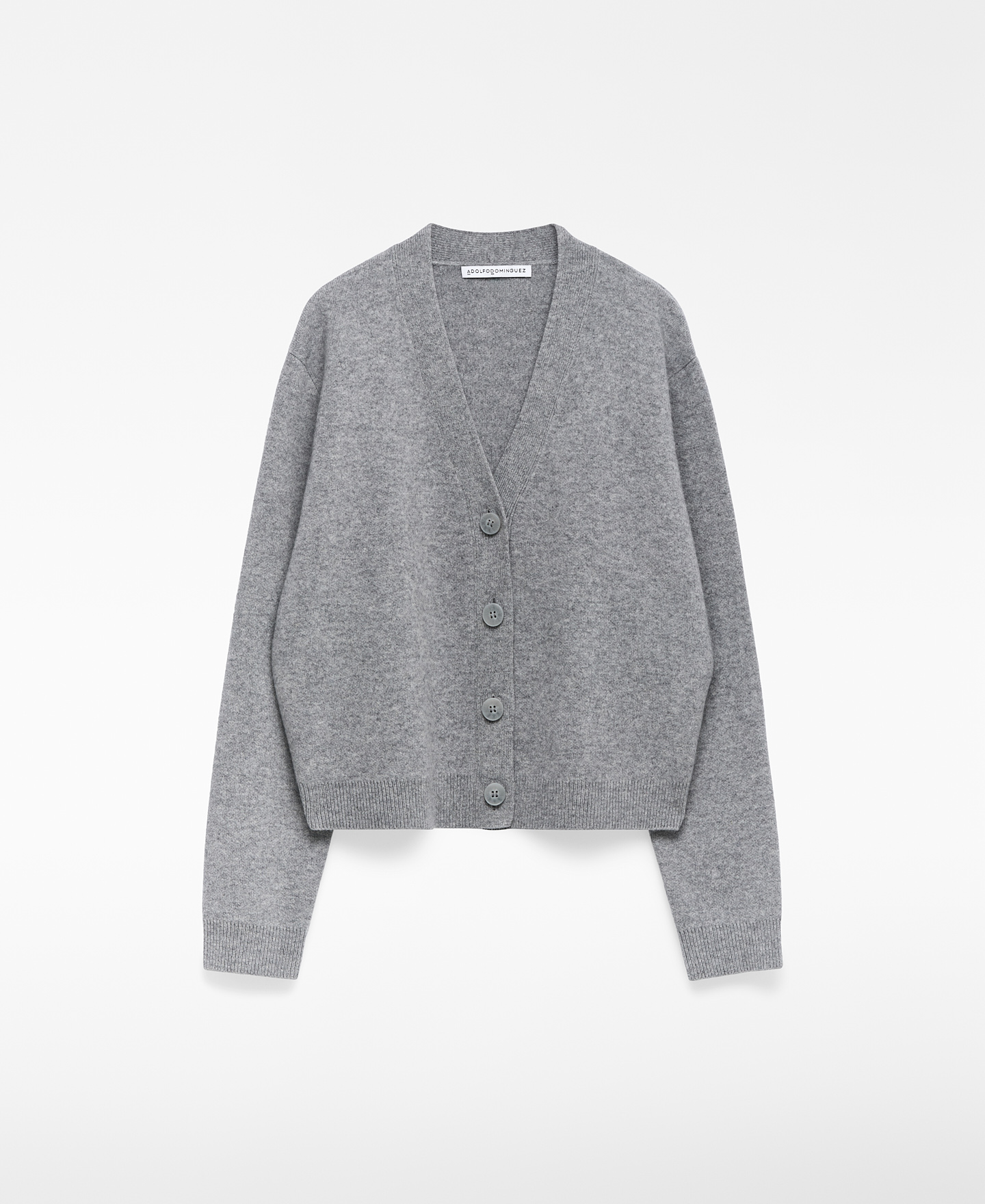 Cárdigan corto lana mujer image number 4