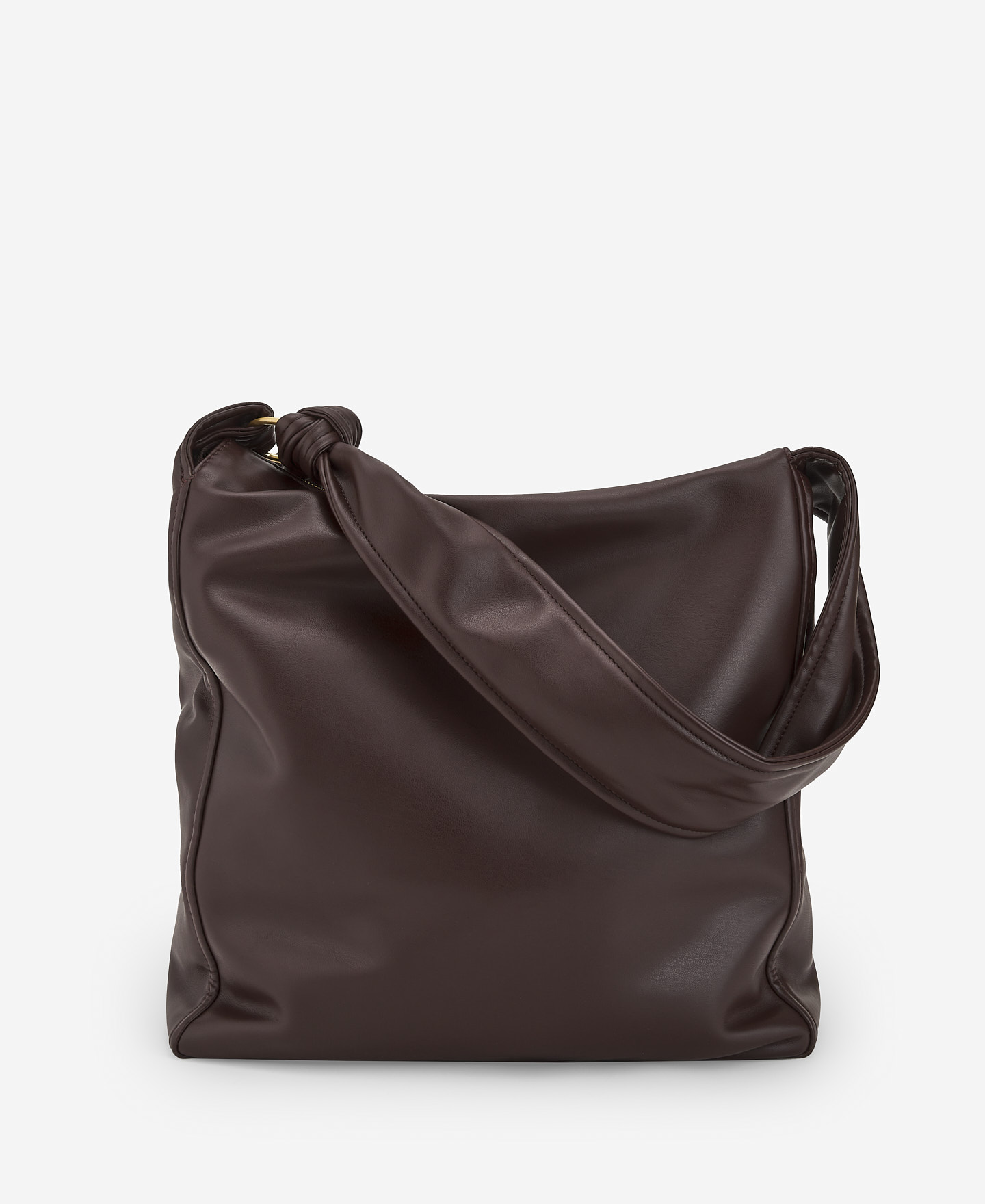 Nappa textured hobo maxi bag image number 1