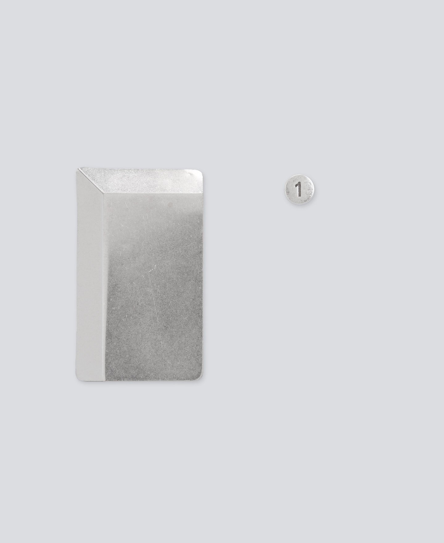 Silver asymmetric earrings woman image number 0
