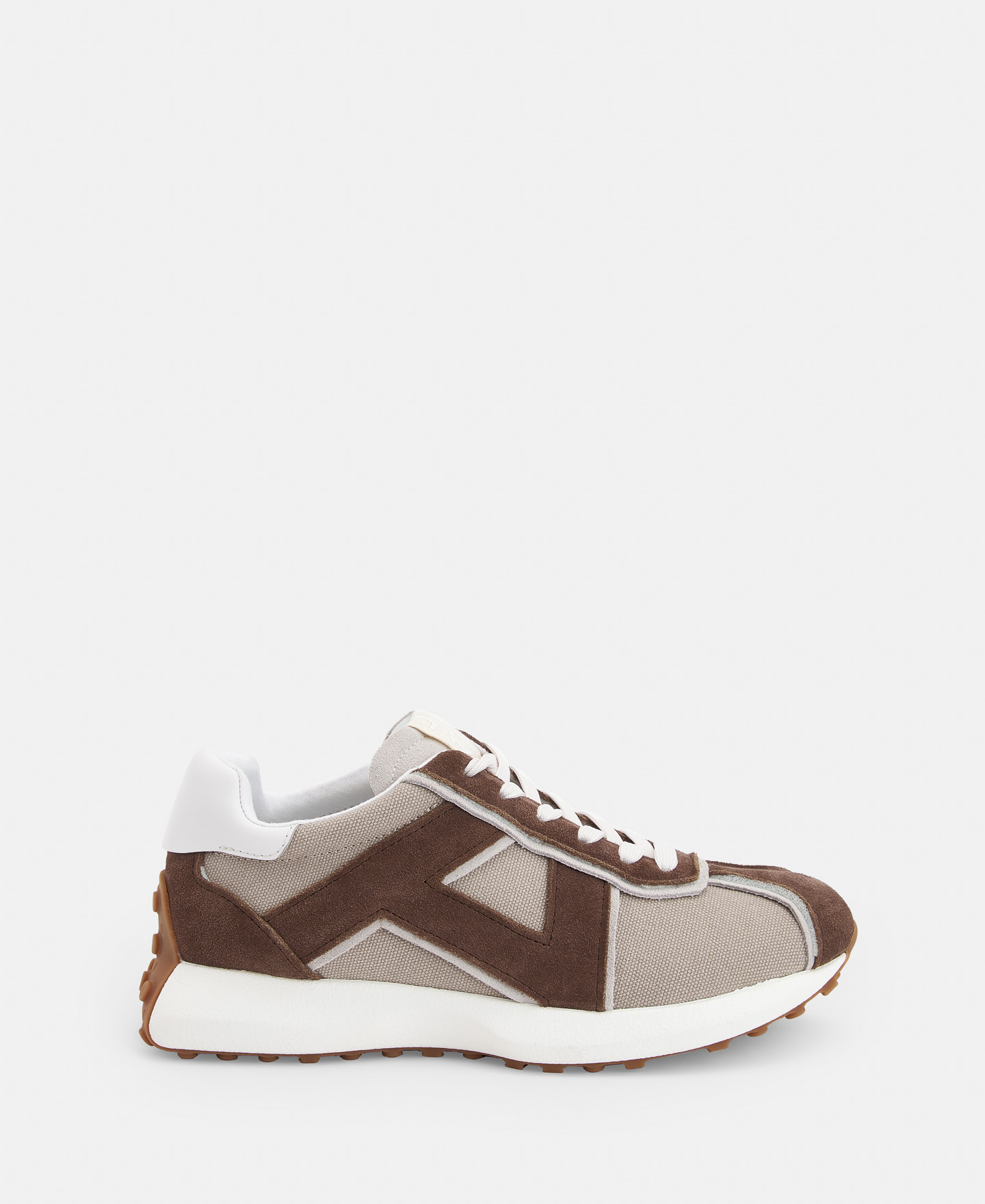 Zapatilla runner vintage en piel image number 0