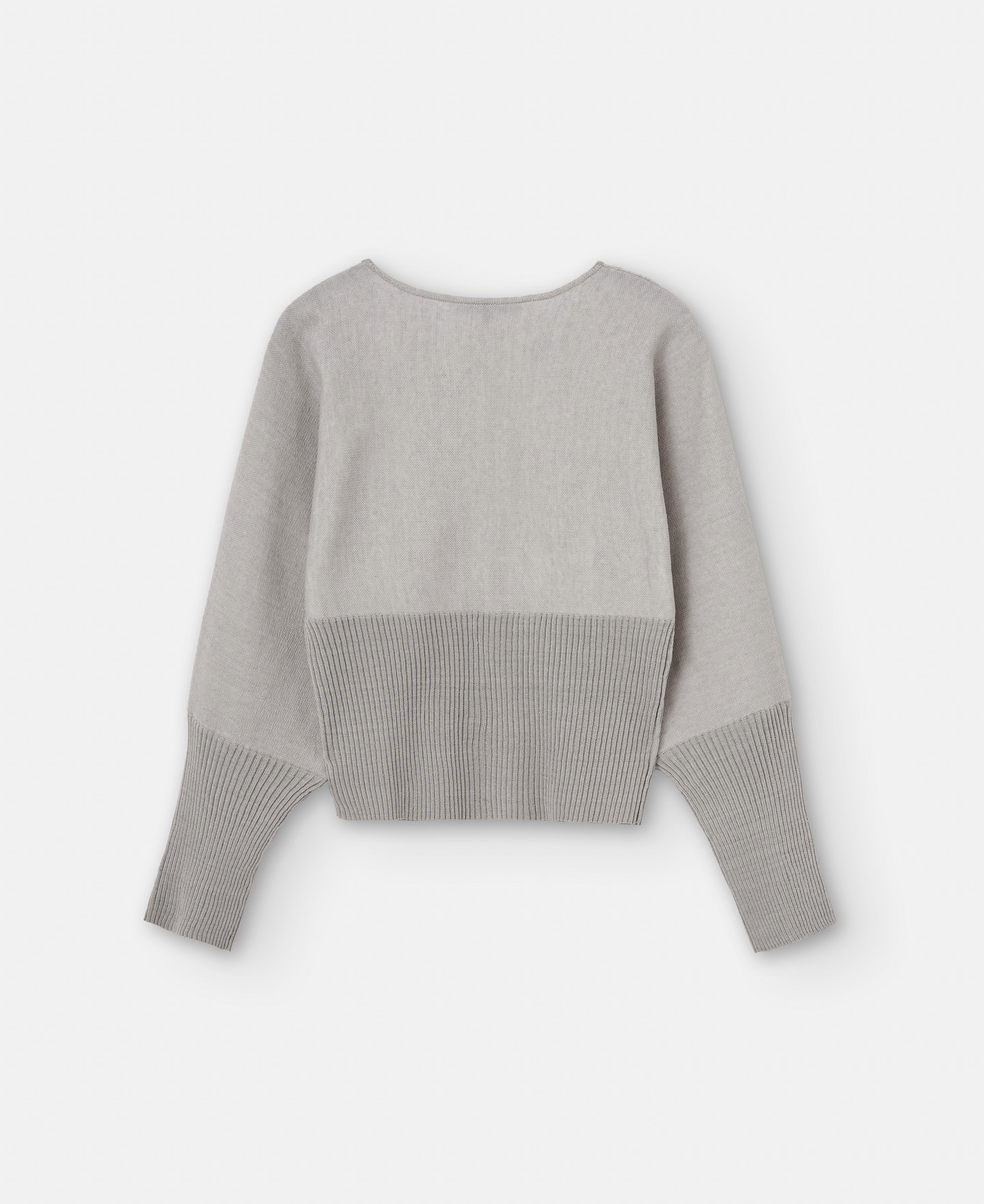 Wide rib viscose sweater image number 5