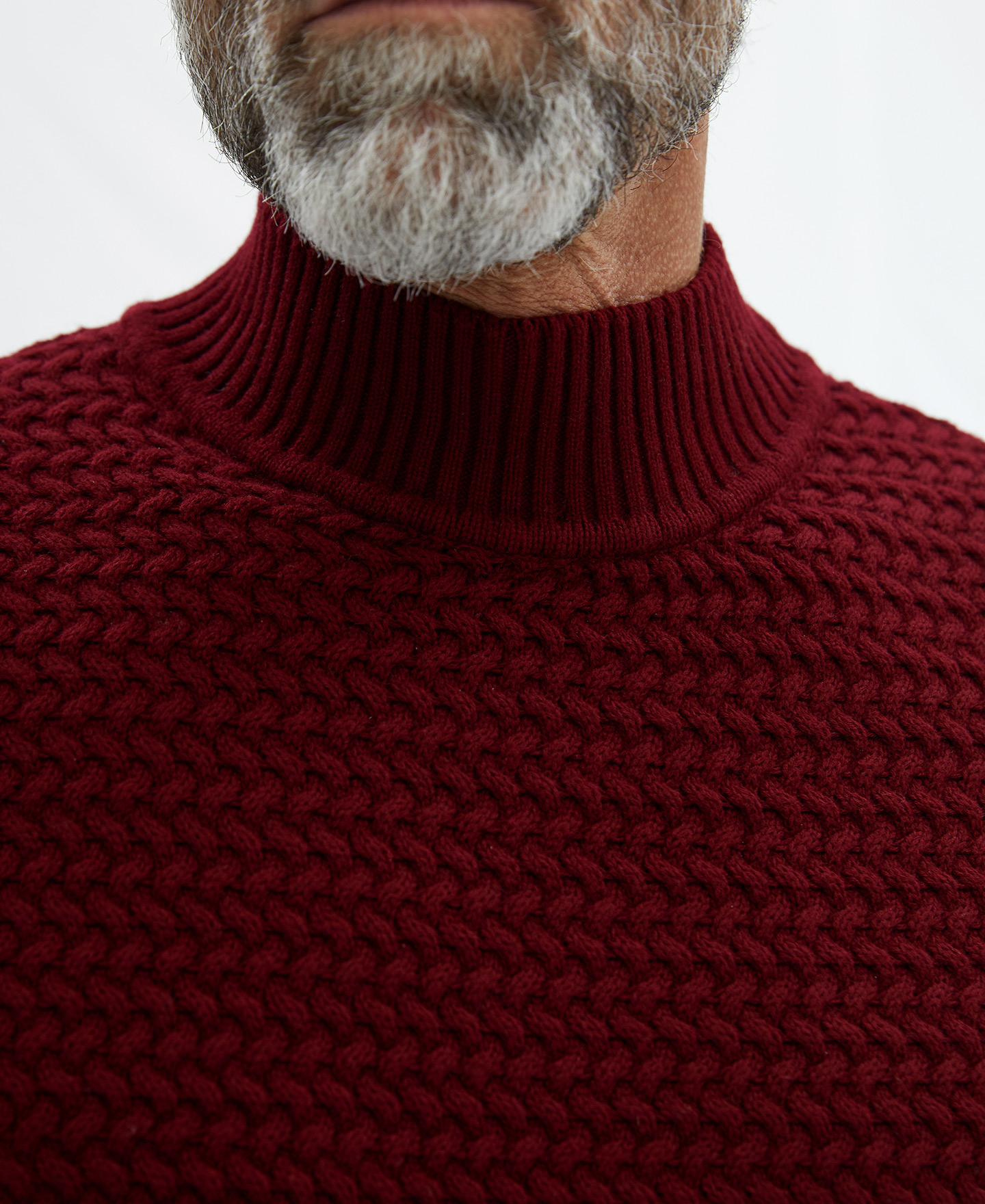 Wool and cotton braided sweater image number 3