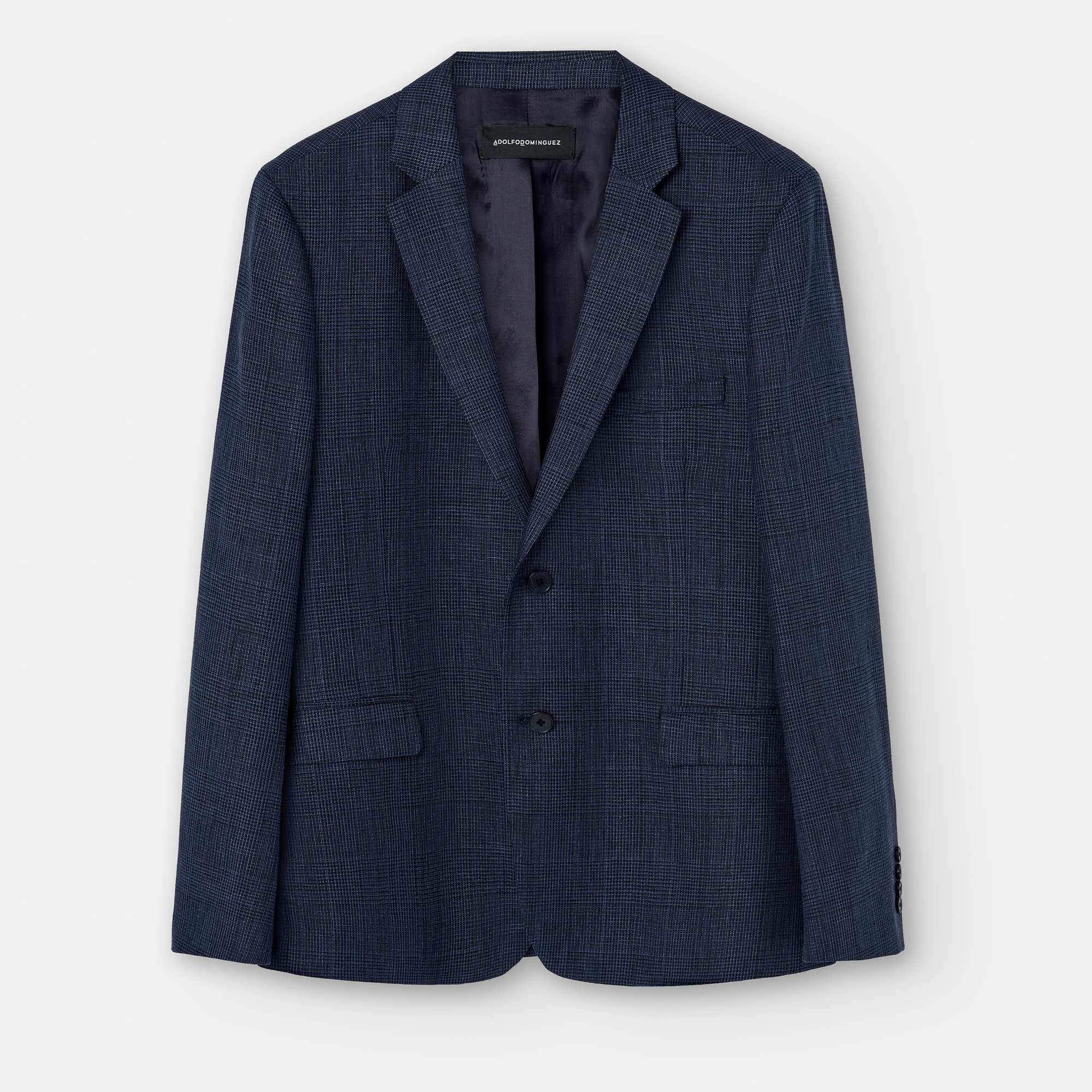 Blazer clásica en lino responsable image number 4