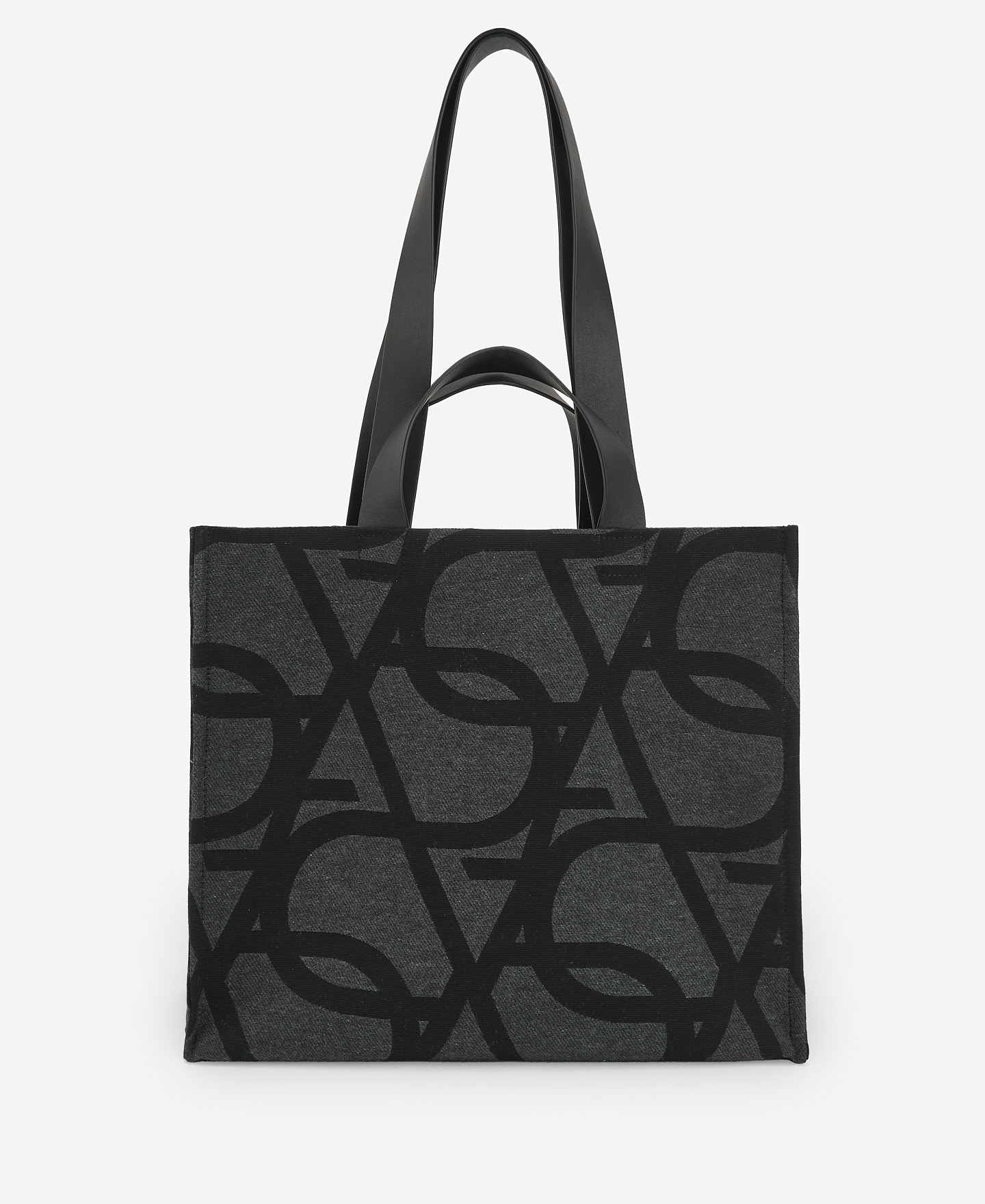 Monogram motif shopper bag image number 1