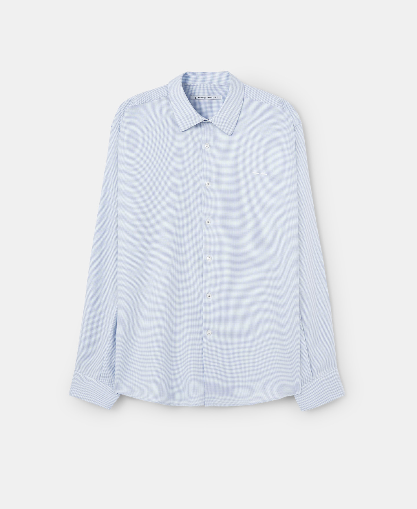 Camisa cuadro Vichy en lyocell y algodón image number 4