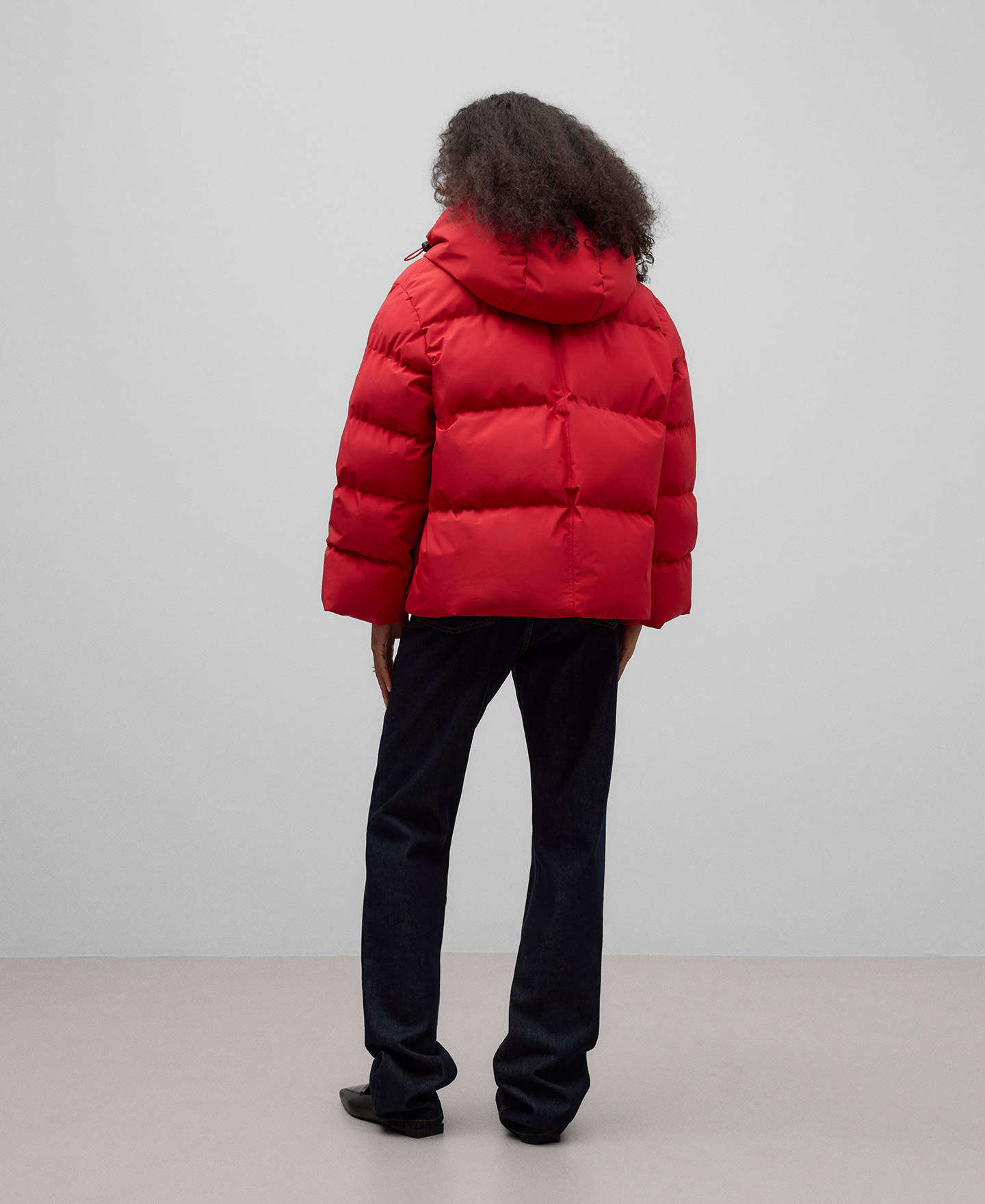 Quilted jacket with hood woman image number 2