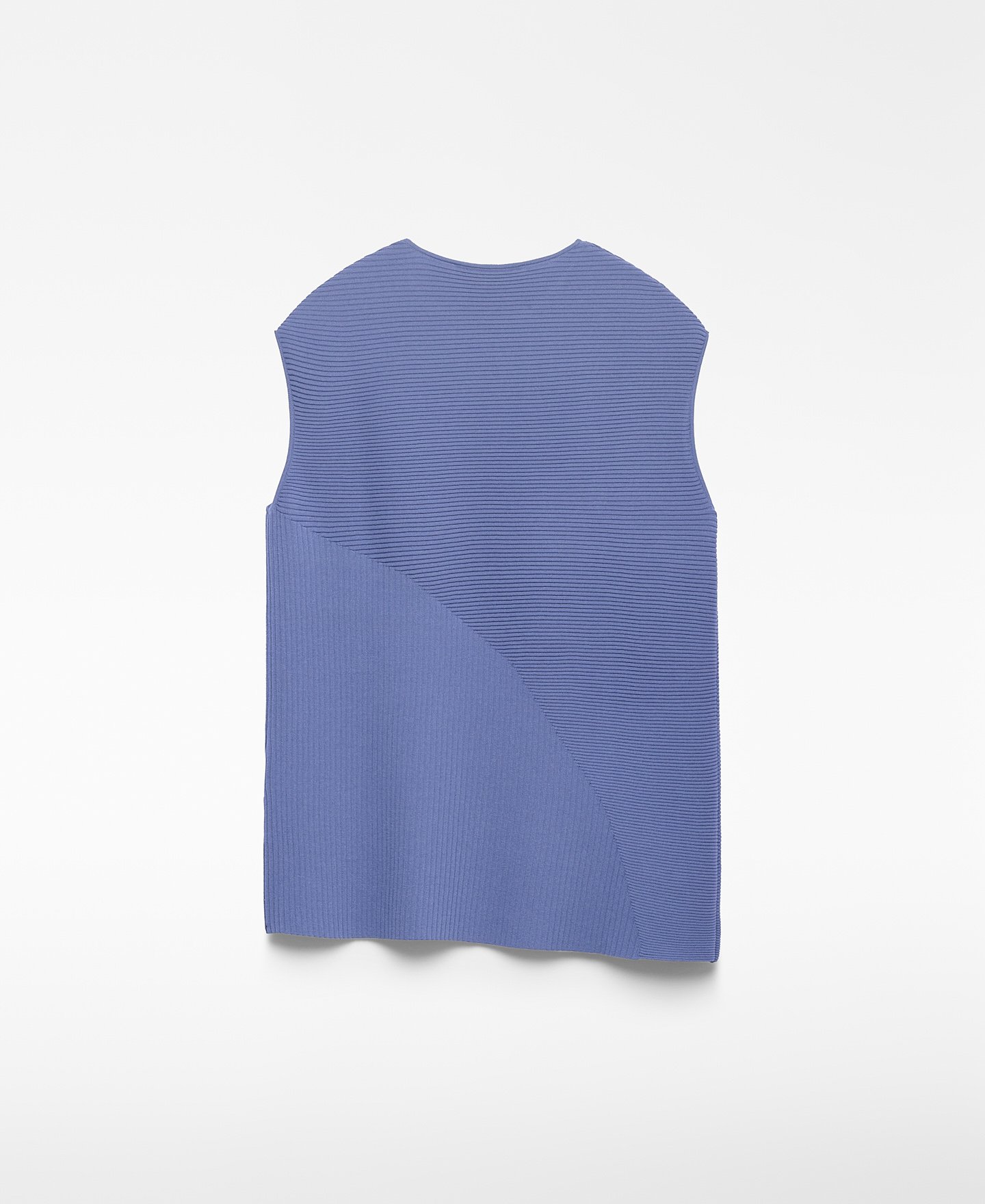 Ribbed knit top woman image number 5