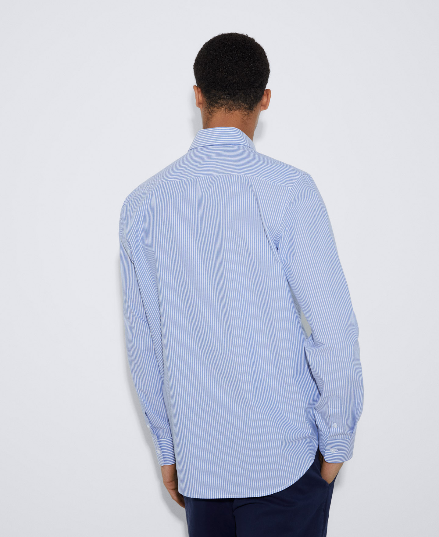 Striped linen shirt image number 2