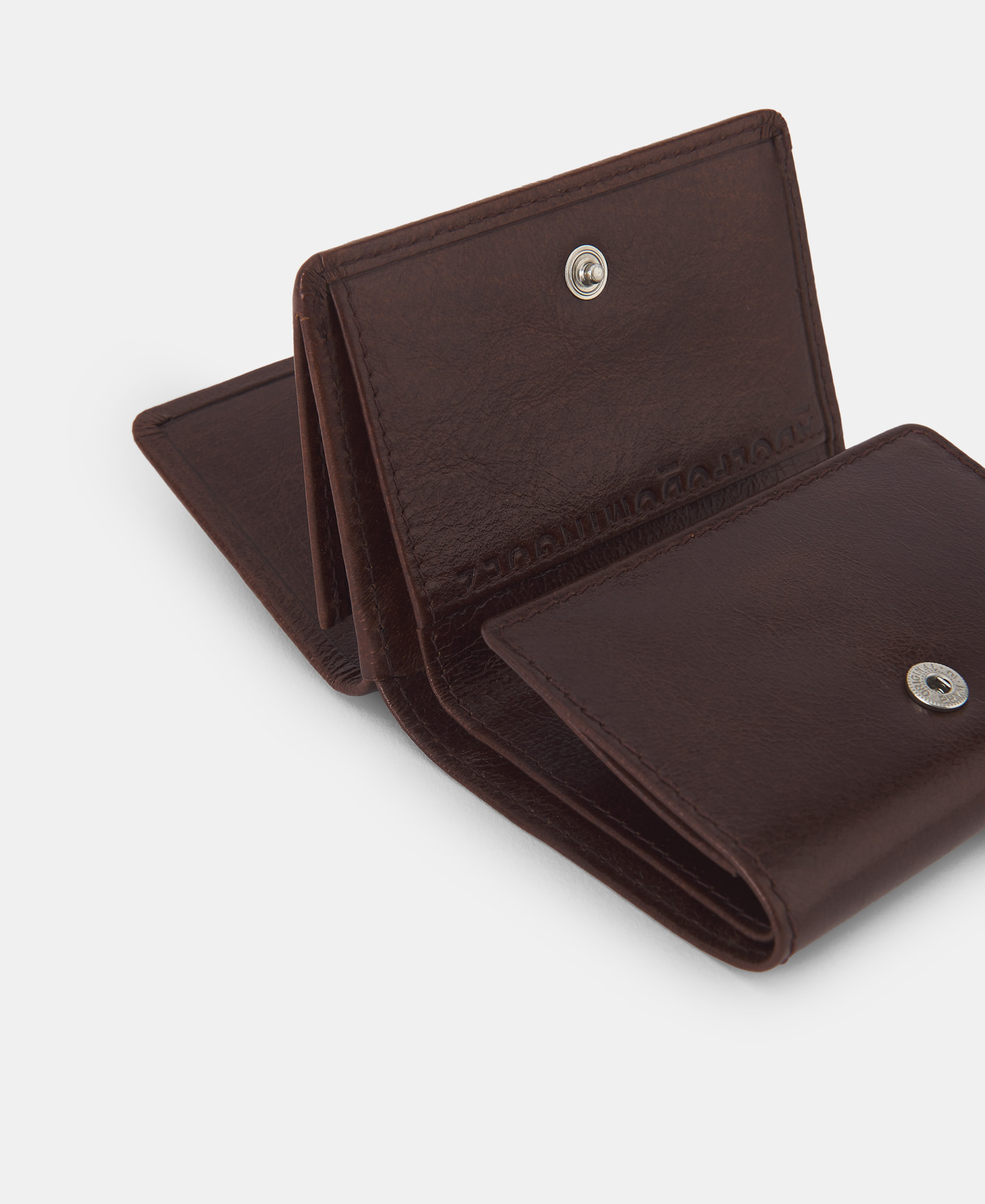 Small wallet in grained leather image number 2