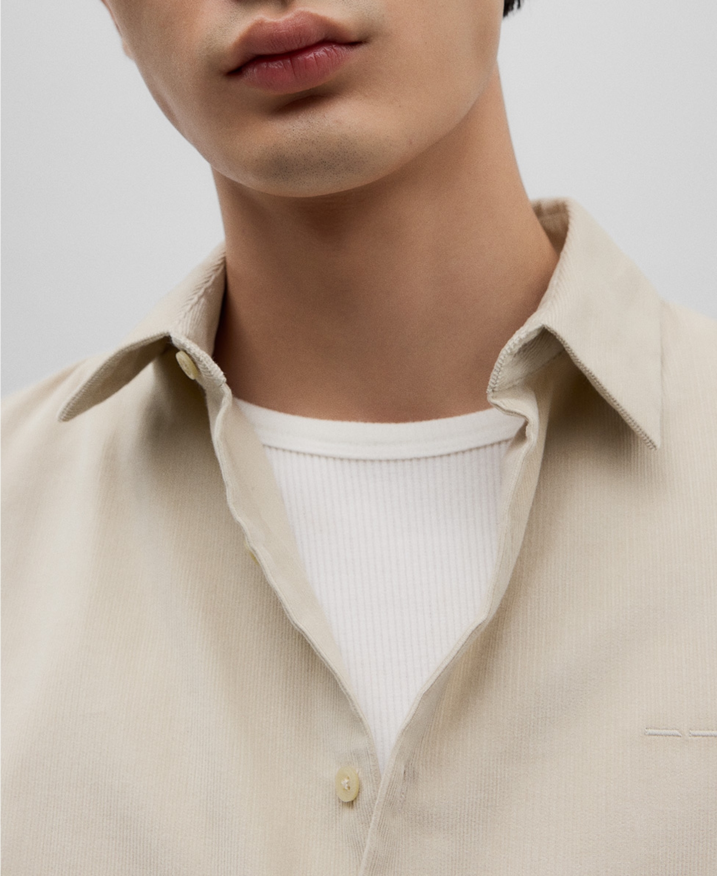 Corduroy shirt man image number 3