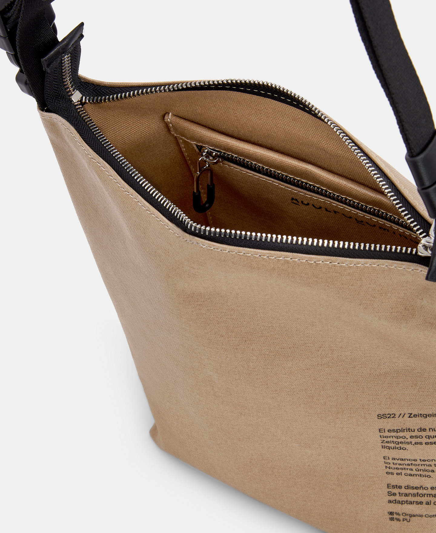 Organic cotton transformable bag image number 3