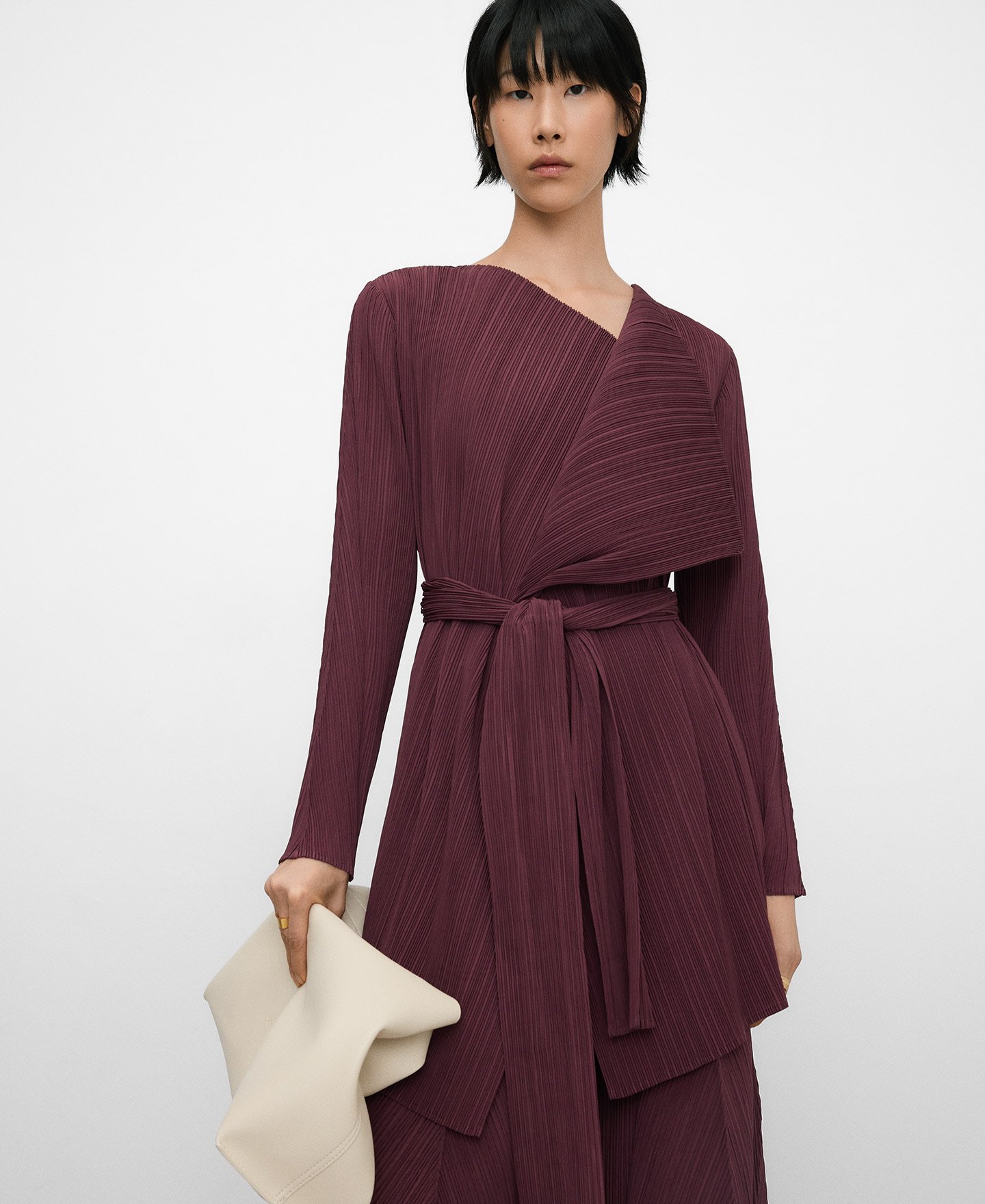 Unstructured crinkle jacket image number 0