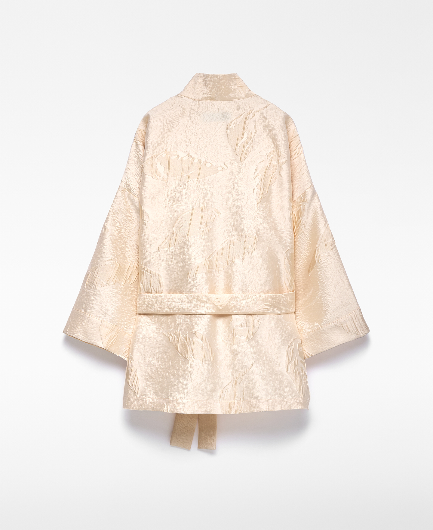 Straight embossed kimono jacket woman image number 5