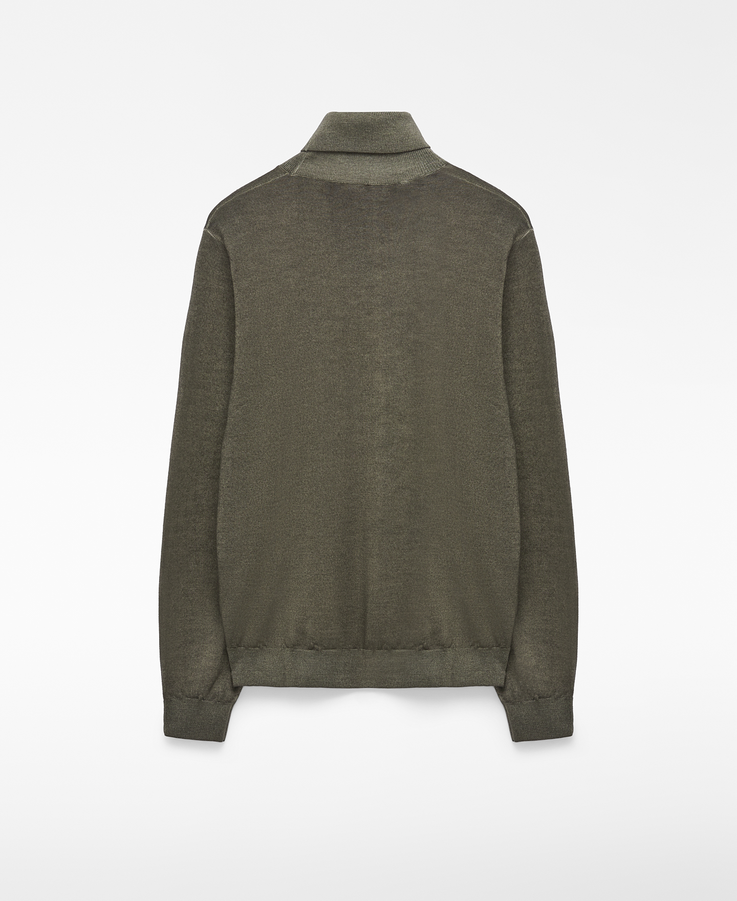 Garment-dyed merino wool sweater image number 1