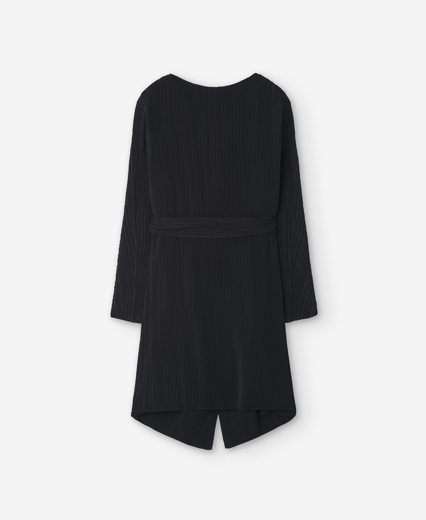 Asymmetric crinkle long jacket woman image number 7